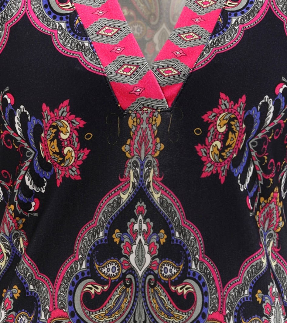 Aniston SELECTED Jerseykleid, mit Ornamenten- und Rankendruck Allover