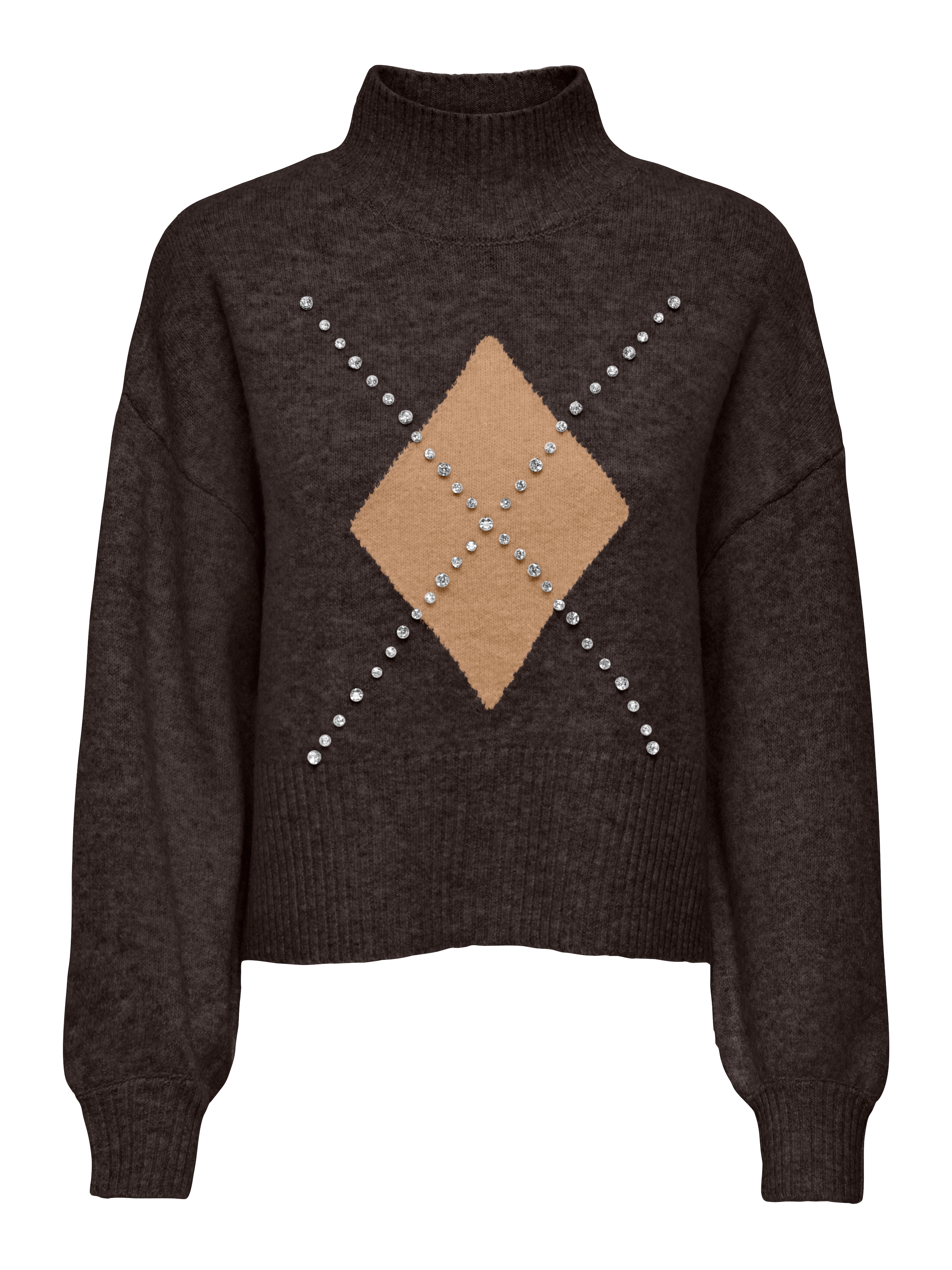 ONLY Strickpullover »ONLWAKEFIELD LIFE LS BLING HIGHNECK KNT«