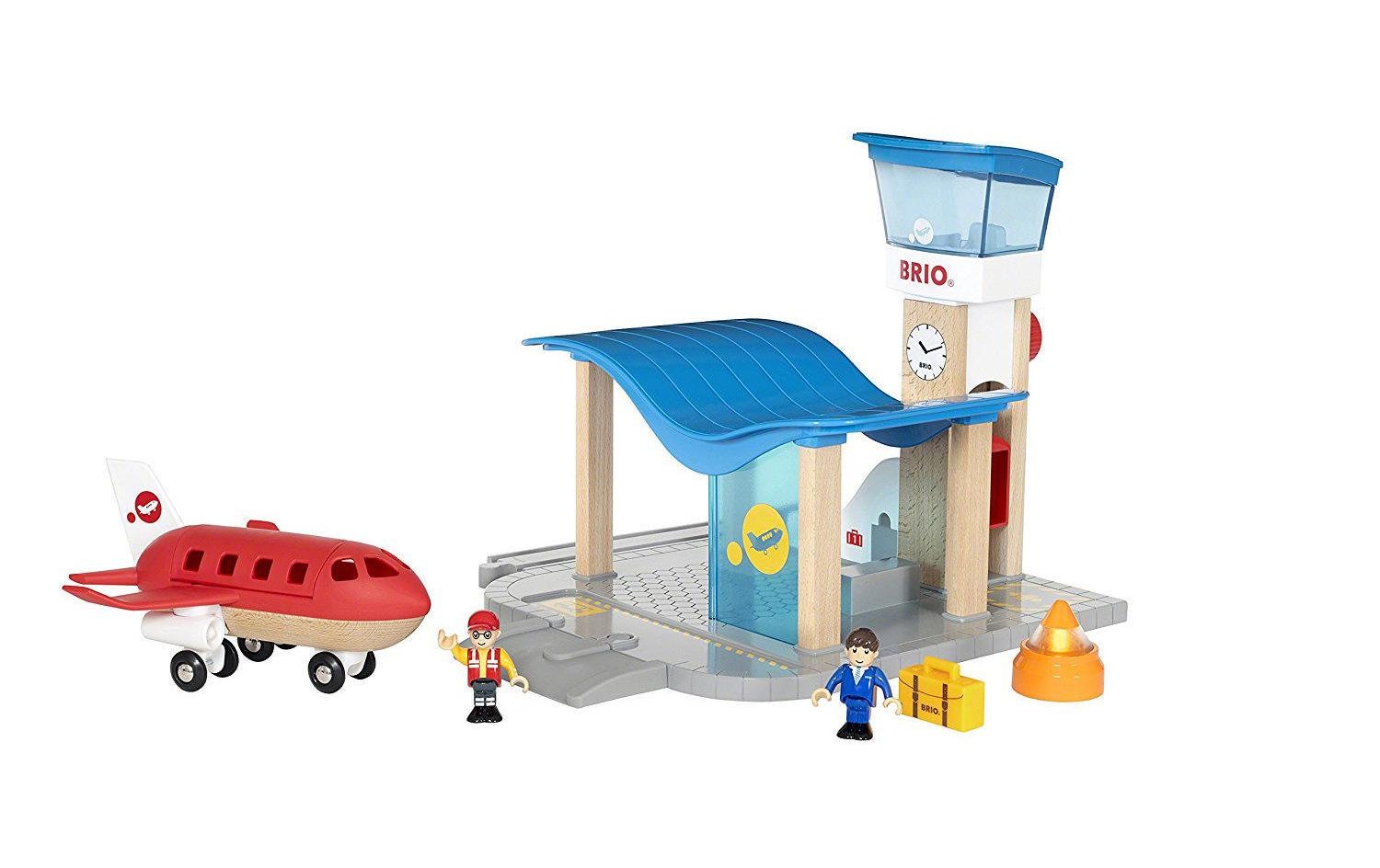 Image of BRIO® Spielzeugeisenbahn-Gebäude »BRIO® WORLD Flughafen mit Tower« bei Ackermann Versand Schweiz