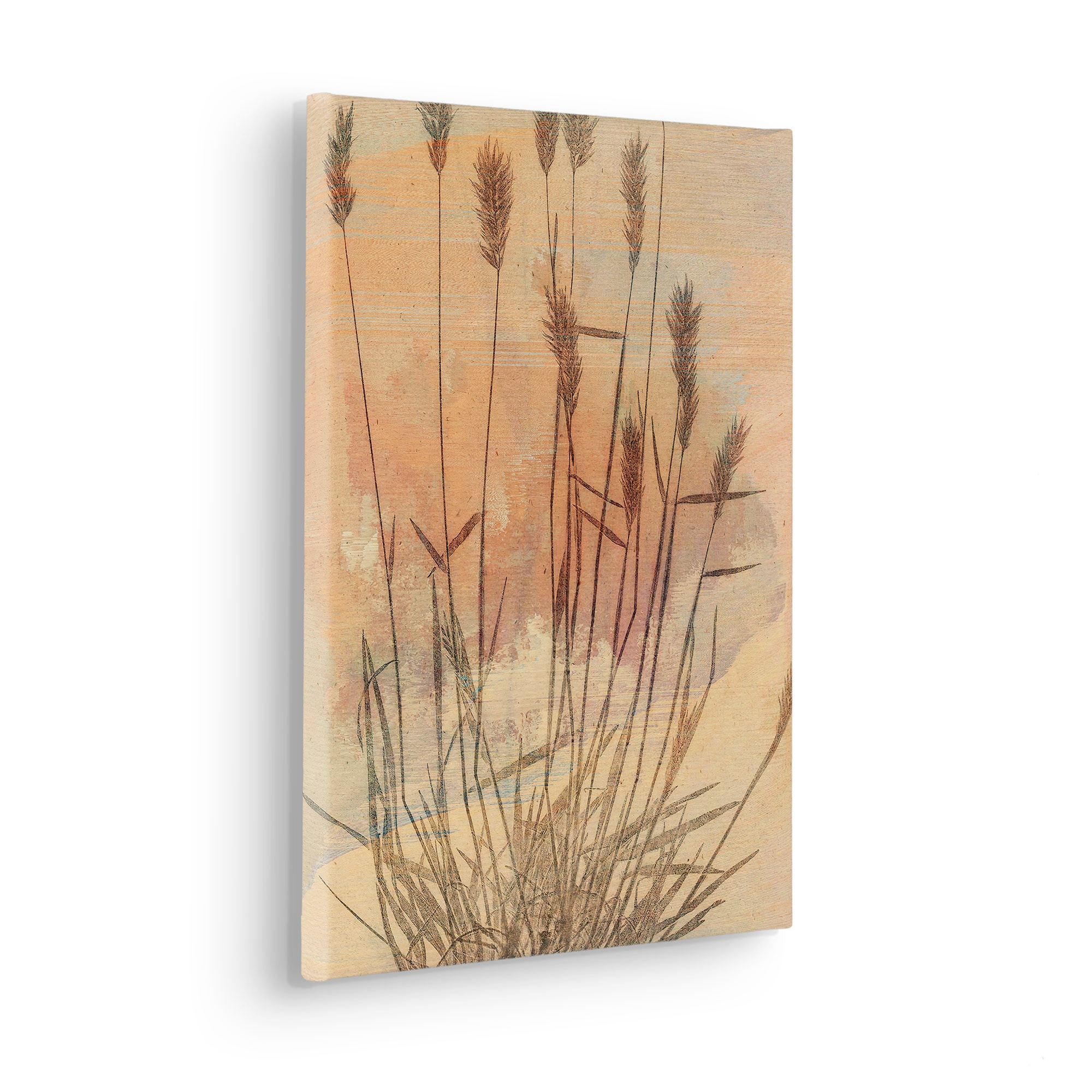 Komar Leinwandbild »Pressed Reed - Grösse 30 x 40 cm« Natur 1 Stk. tlg. Keilrahmenbild mi Echtholzrahmen