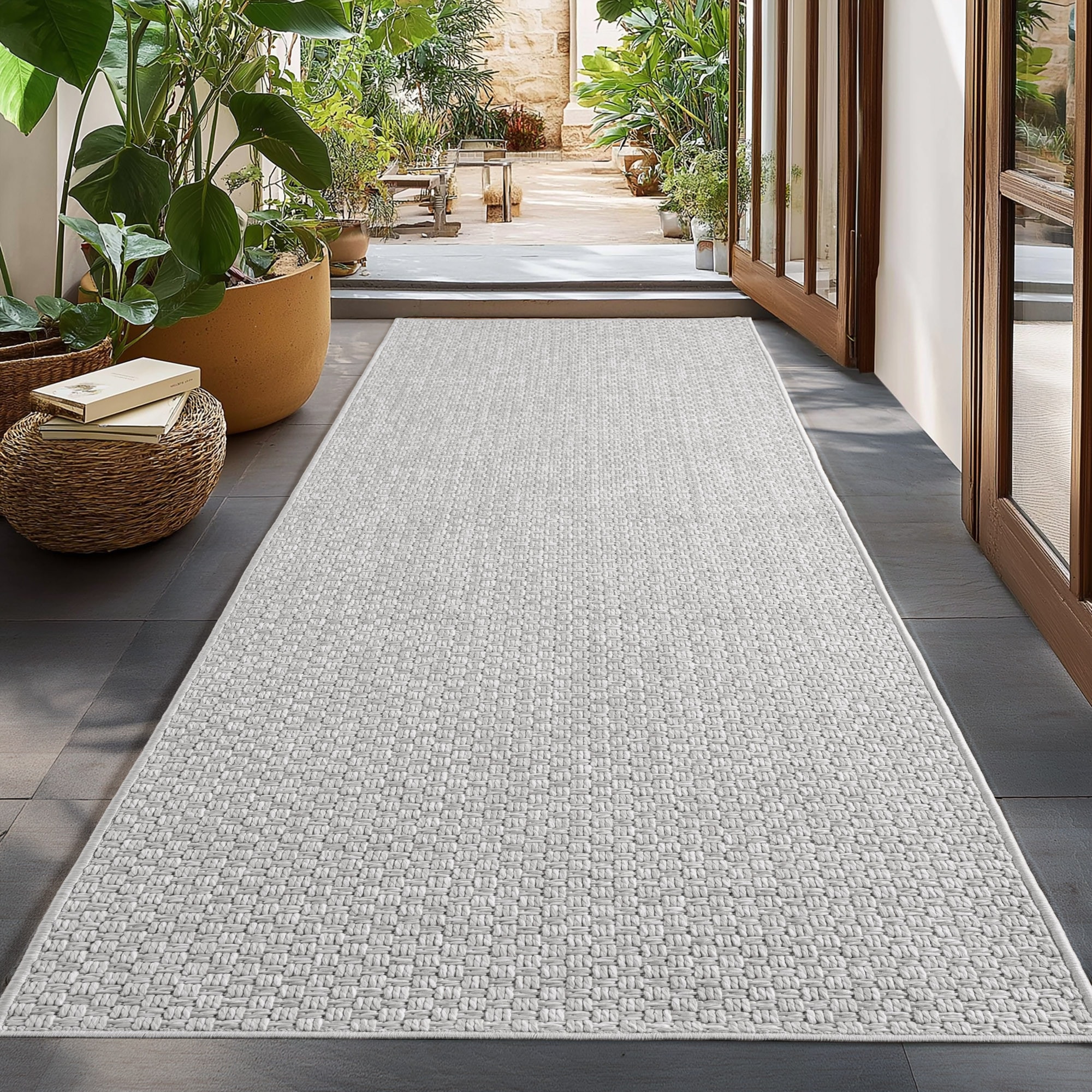 Image of Ayyildiz Teppiche Outdoorteppich "IBIZA 1901" rechteckig 5 mm Höhe Läufer, In und Outdoor, Sisaloptik, Wohnzimmer, Aussenbereich