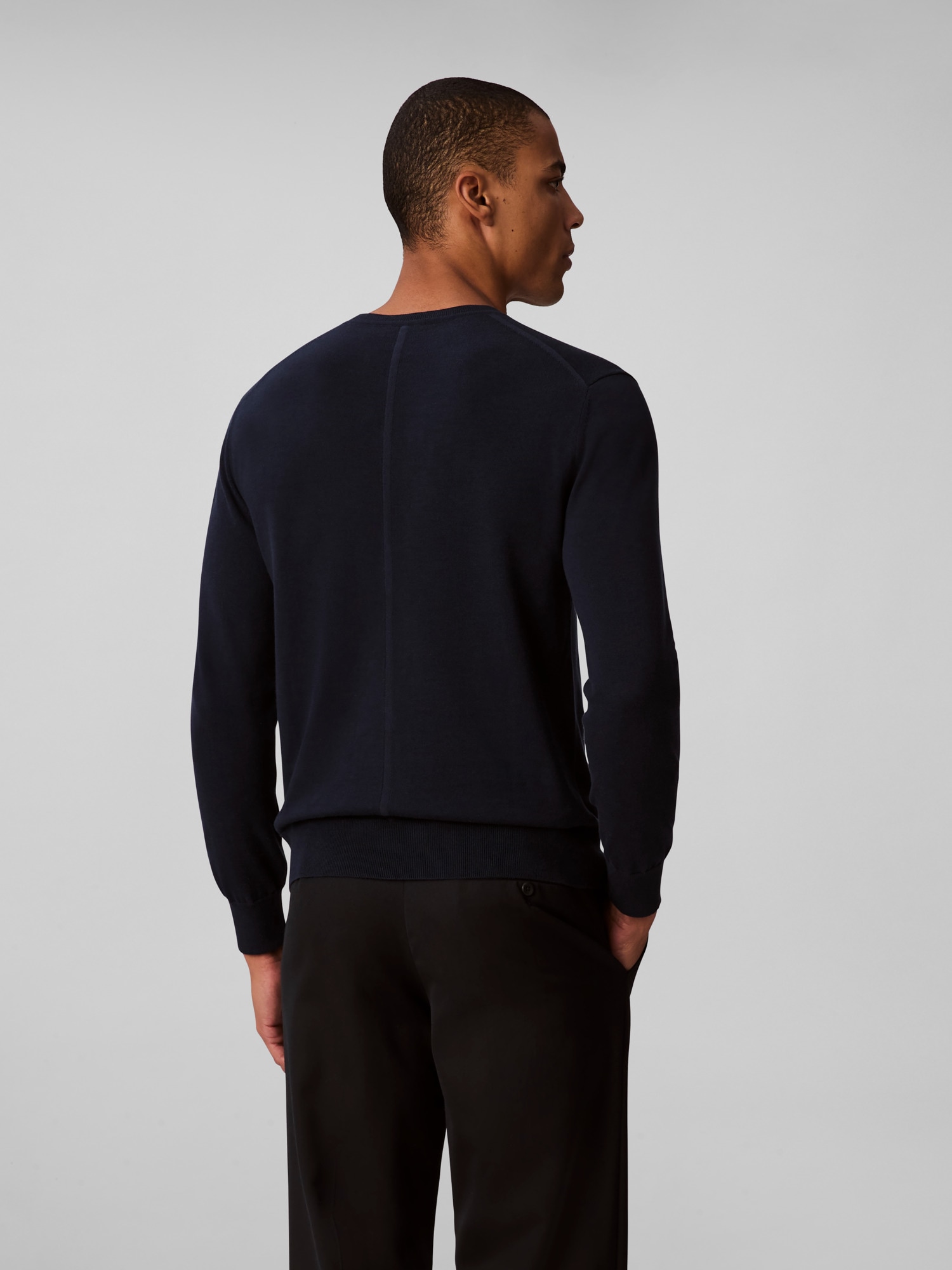 Calvin Klein Strickpullover »LS SUPIMA COTTON CREW 14GG«, Mit Rundhalsausschnitt
