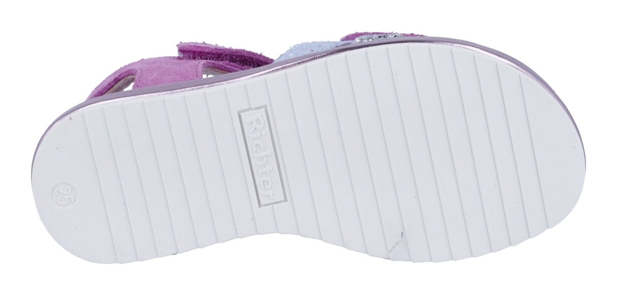 Richter Sandale »Romea«  chaussure à velcro, sandale à brides, gabarit de taille à télécharger, avec WMS