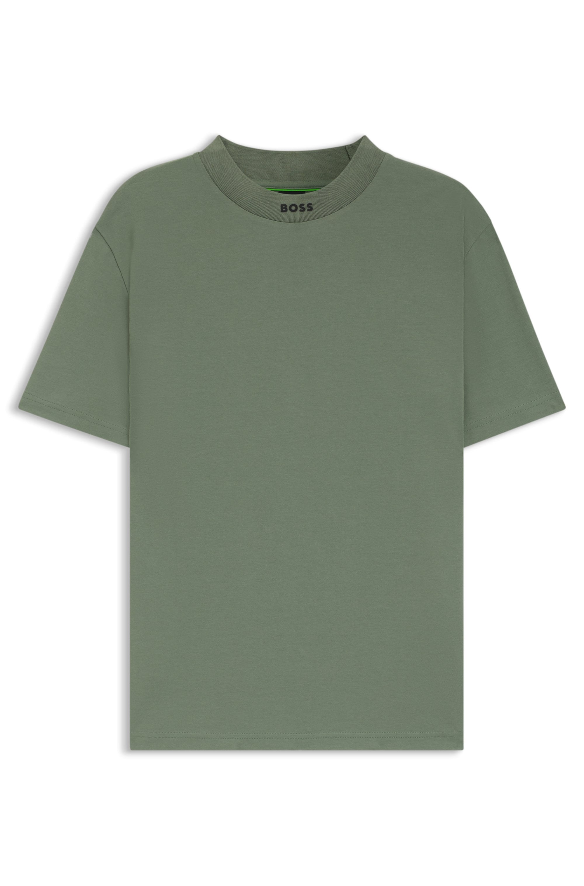 BOSS GREEN T-shirt »Tee Collar Zone« mit Logo am Ausschnitt