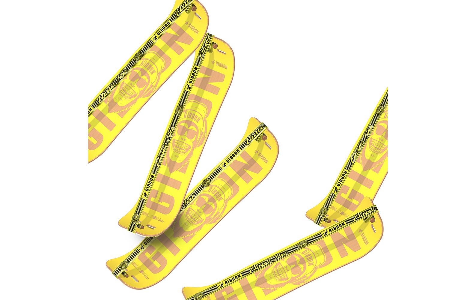 Gibbon Balanceboard »Slackboard Set Bonzo Classic Buche«