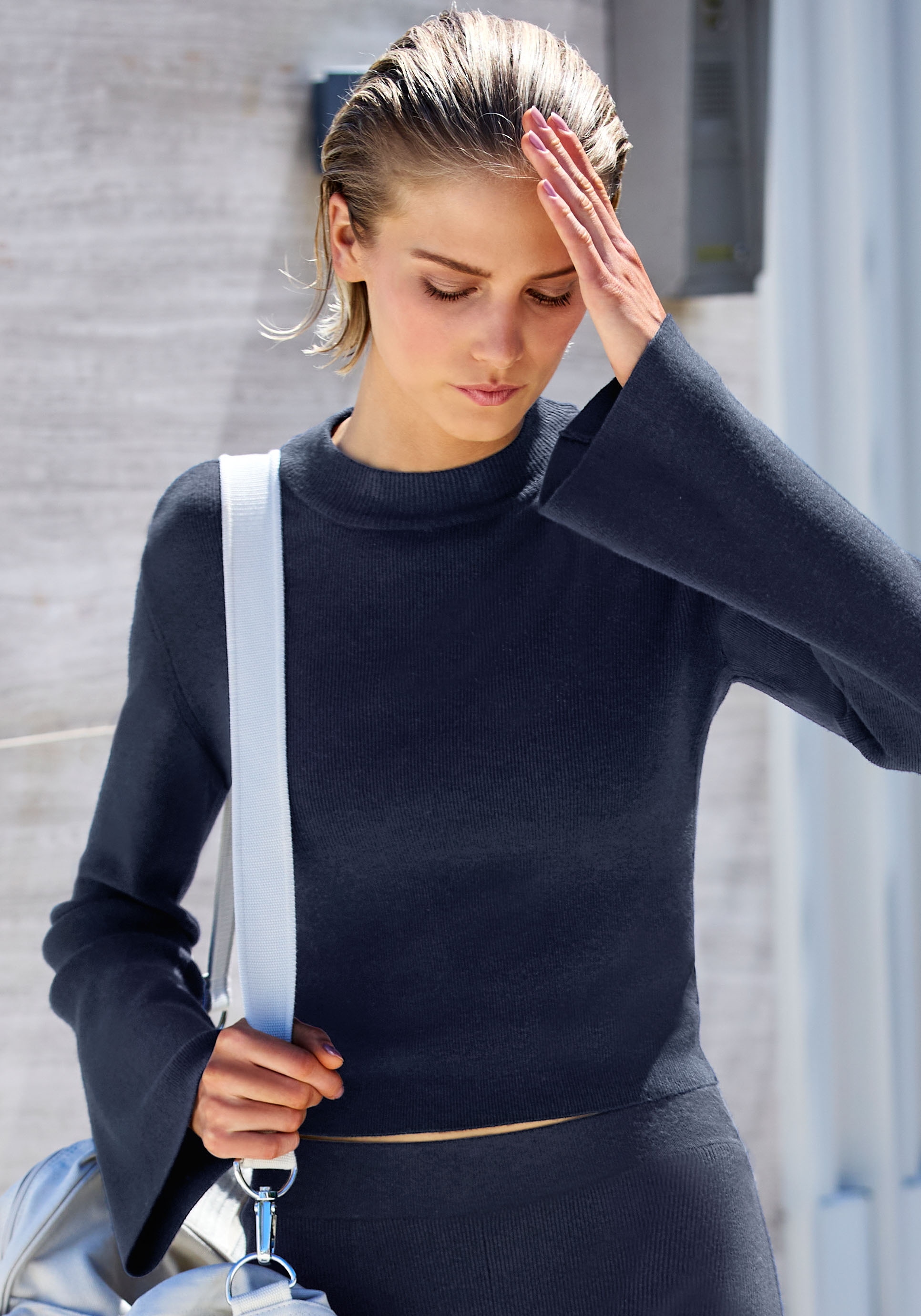 Image of Copenhagen Studios Langarmshirt aus hochwertiger, feiner Rippe