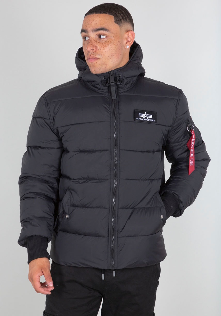 Image of Alpha Industries Steppjacke "Hooded Puffer Alpha FD" mit Kapuze Kunstfaser, regular fit