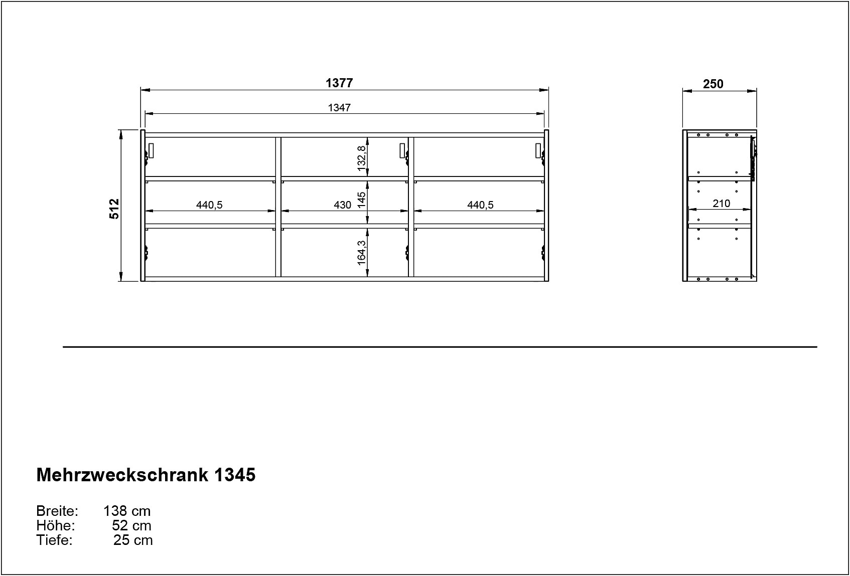 GERMANIA Garderoben-Set »GW-Libbiano« 2 Stk. tlg.