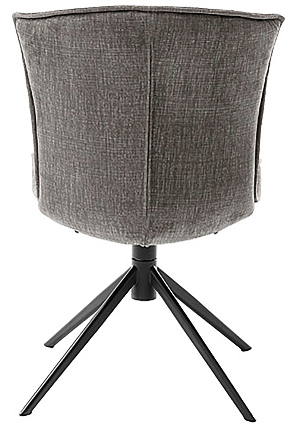 MCA furniture 4-Fussstuhl »NALON Esszimmerstuhl (2er Set) - Stuhl«, (Set), 2 St., Veloursstoff, 360° drehbar, Schwingfunktion, Metall, Veloursoptik, belastbar 120 kg