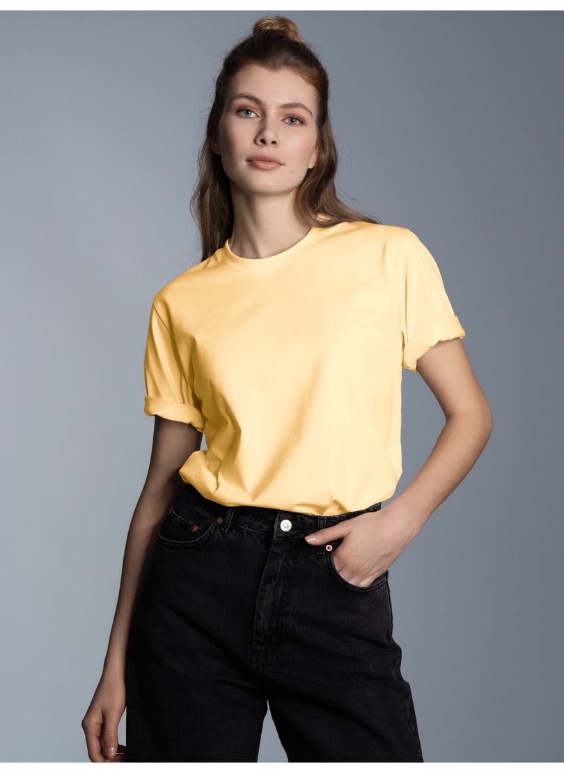 Trigema T-Shirt »TRIGEMA T-Shirt DELUXE Baumwolle« 1