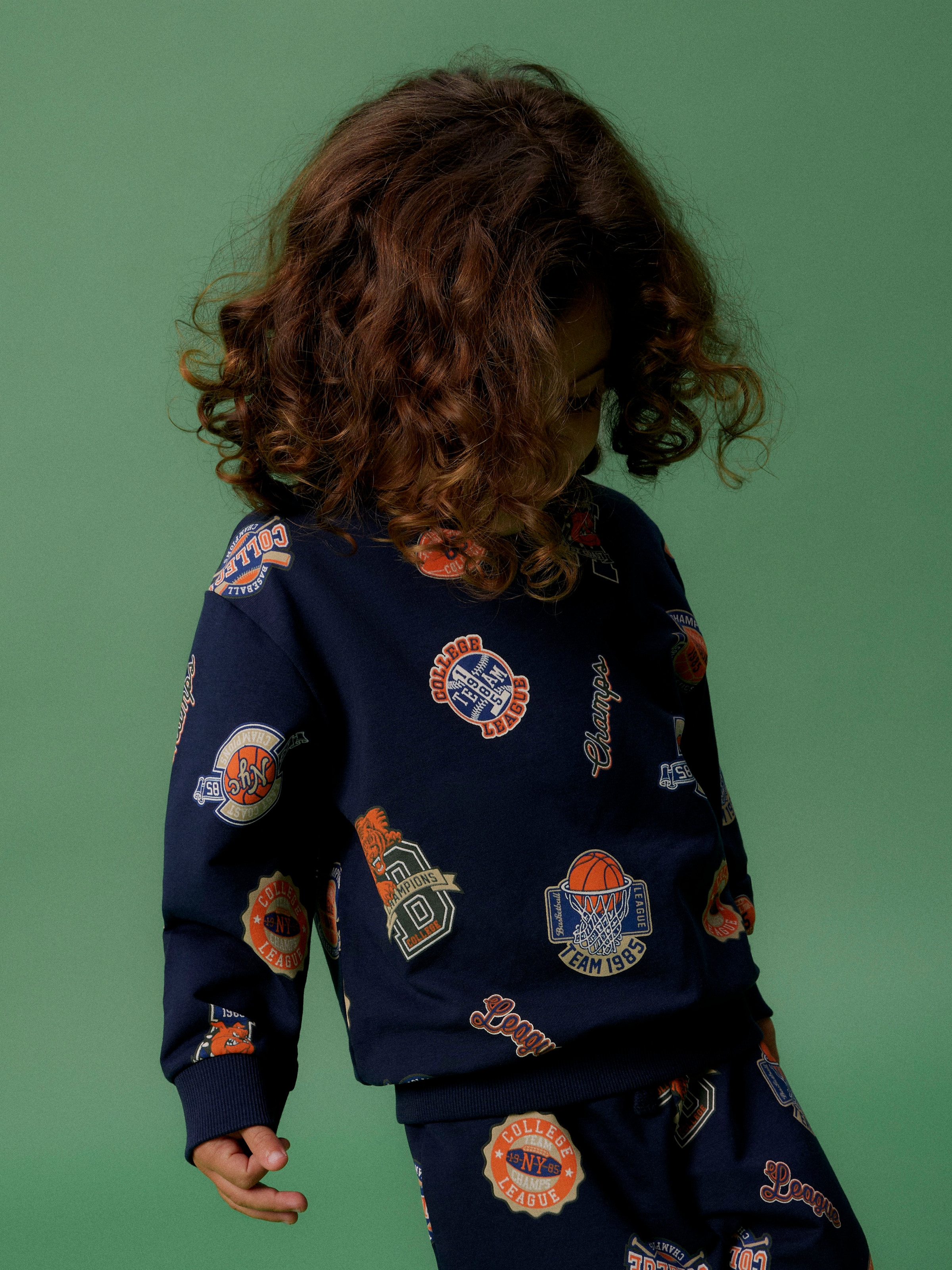 Name It Sweatshirt »NMMLELAND LS NREG SWEAT BOX BRU«