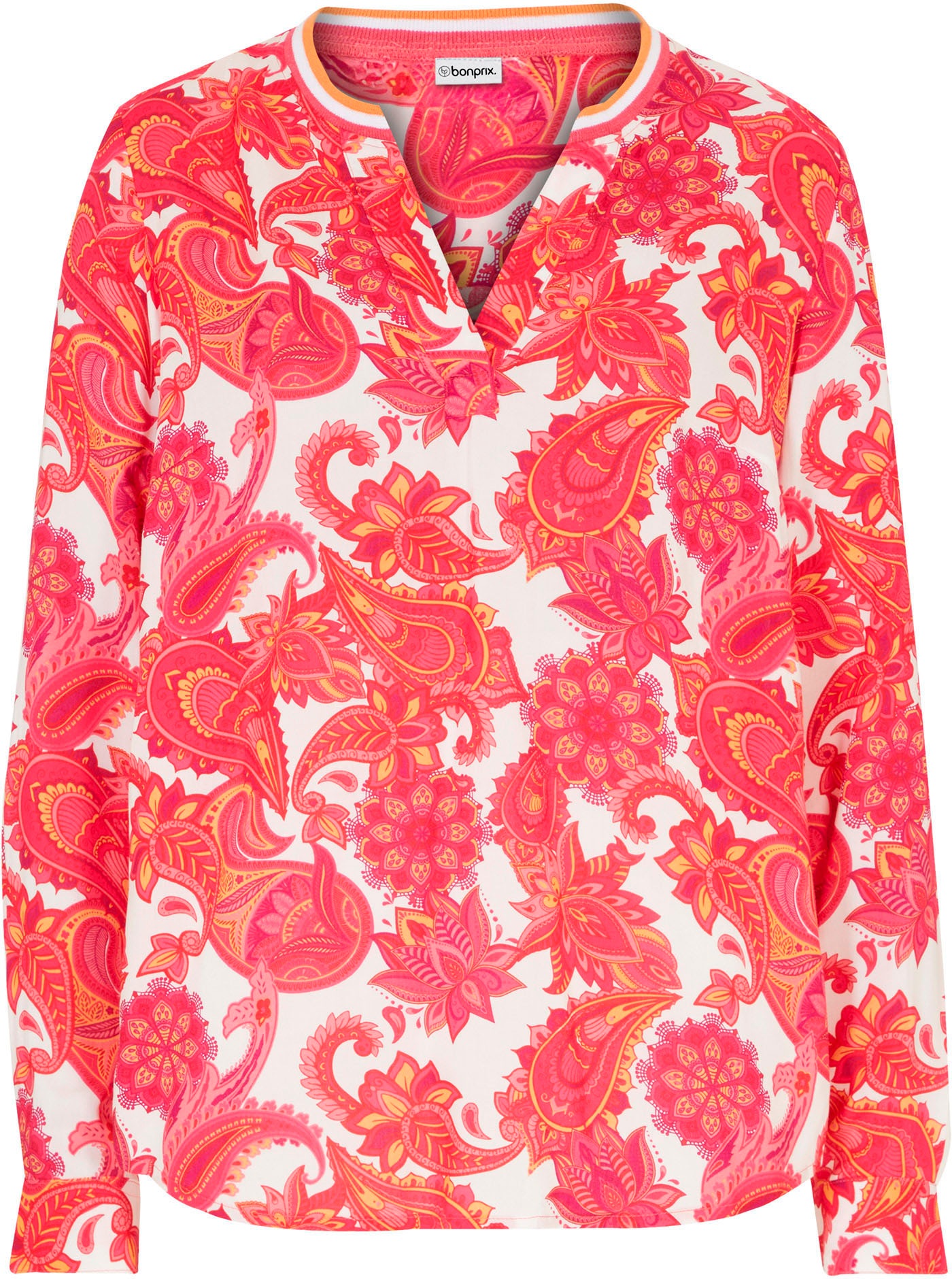 bonprix Tunika »Tunikabluse aus fliessender Viskose« fliessende Viskose, figurumspielende Passform