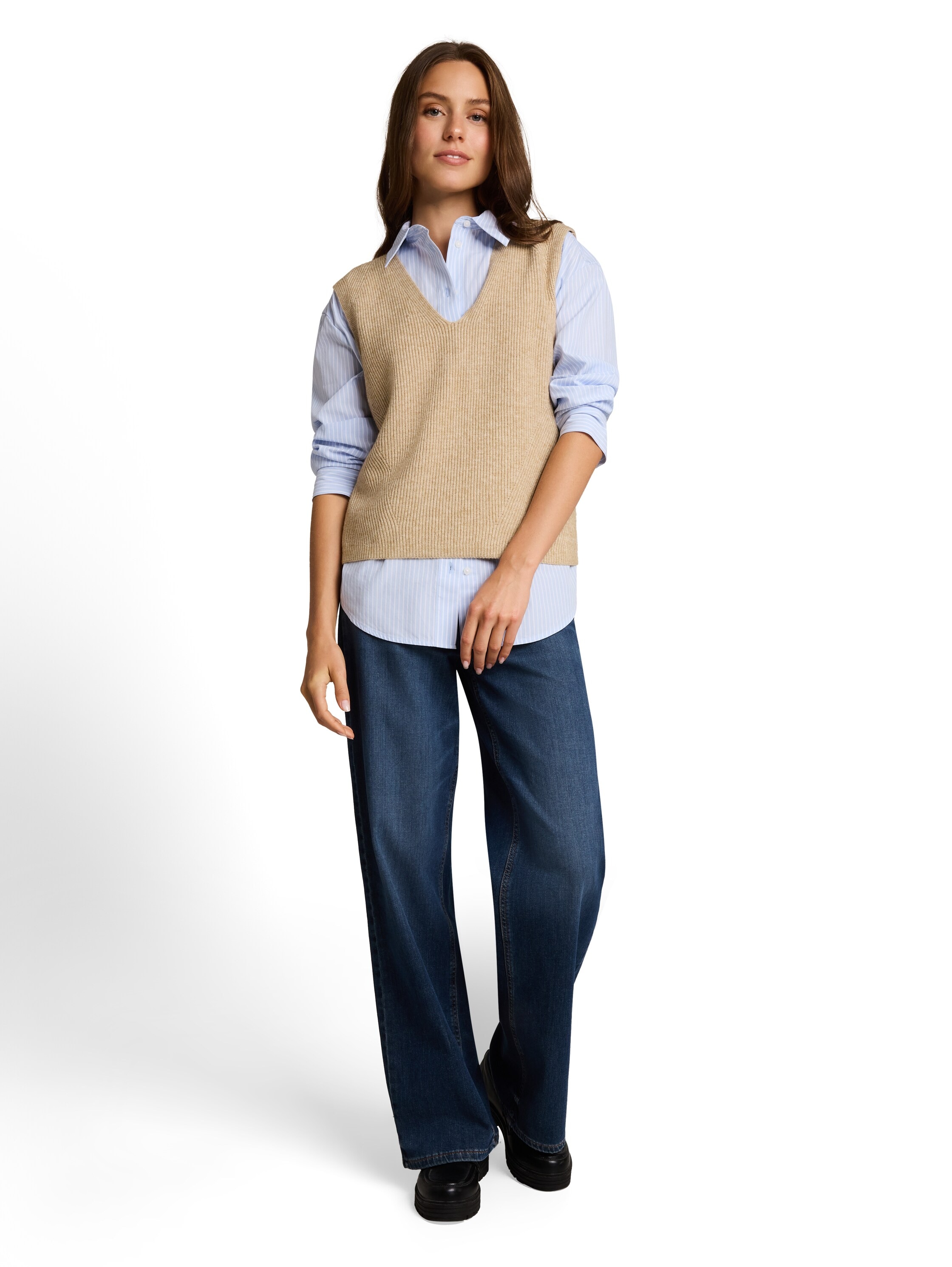 TOM TAILOR Pullunder »Regular« mit V-Ausschnitt