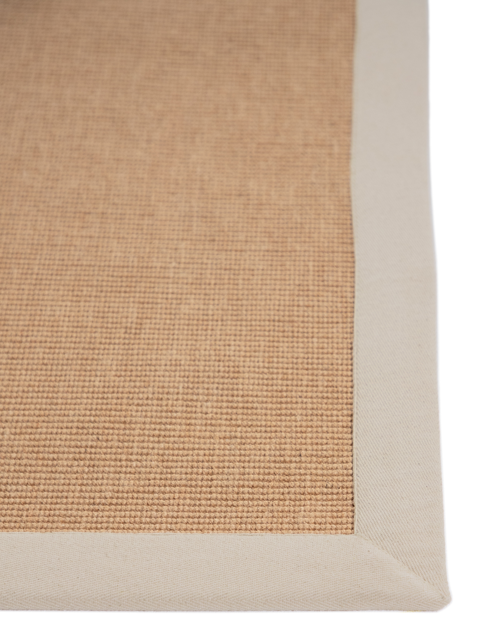 carpetfine Sisalteppich »Sisal«, rechteckig, 5 mm Höhe, mit farbiger Bordüre, Anti Rutsch Rückseite