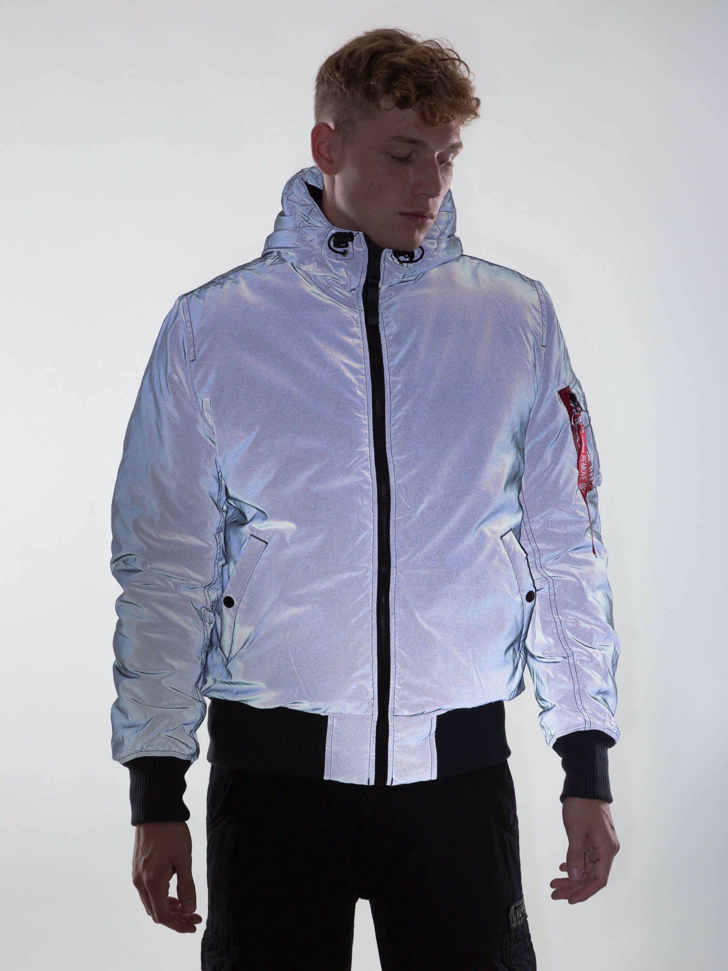 Alpha Industries Bomberjacke »Alpha Industries Men - Bomber Jackets MA-1 Hooded Reflective«