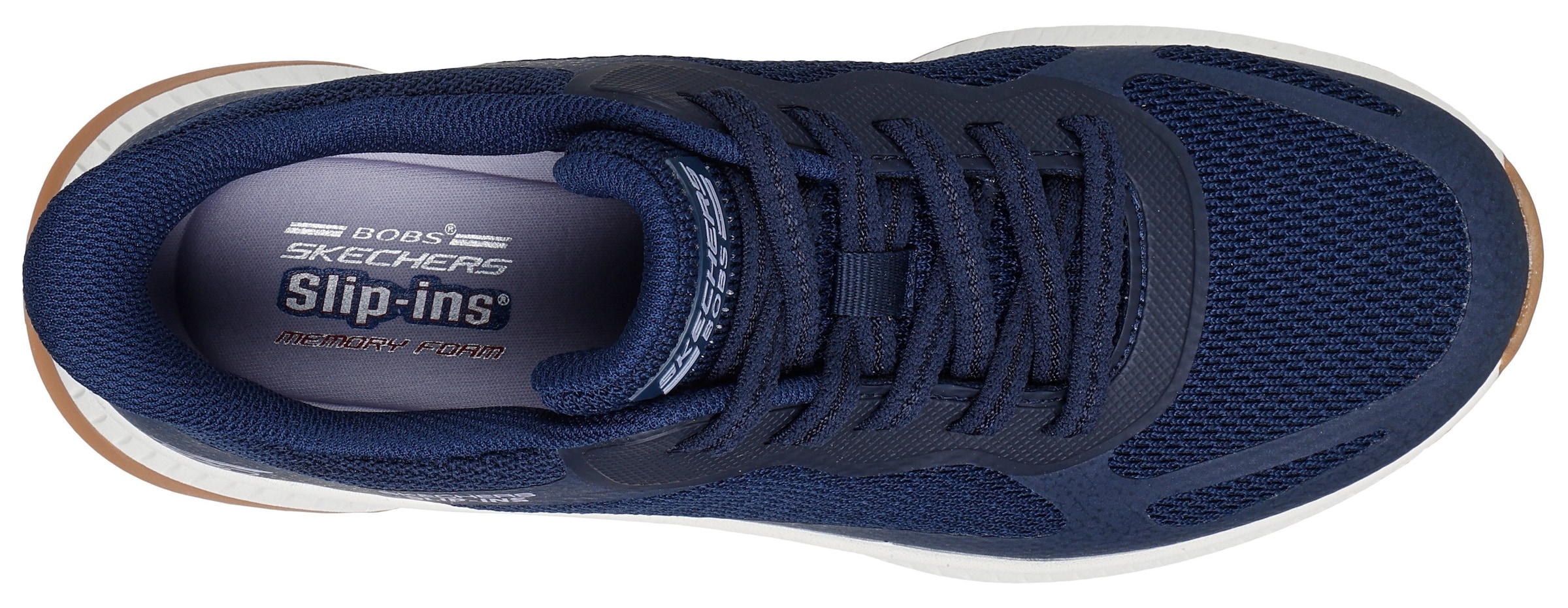 Skechers Baskets slip-on »BOBS SQUAD 4«  Slipper, Freizeitschuh, Halbschuh mit Memory Foam