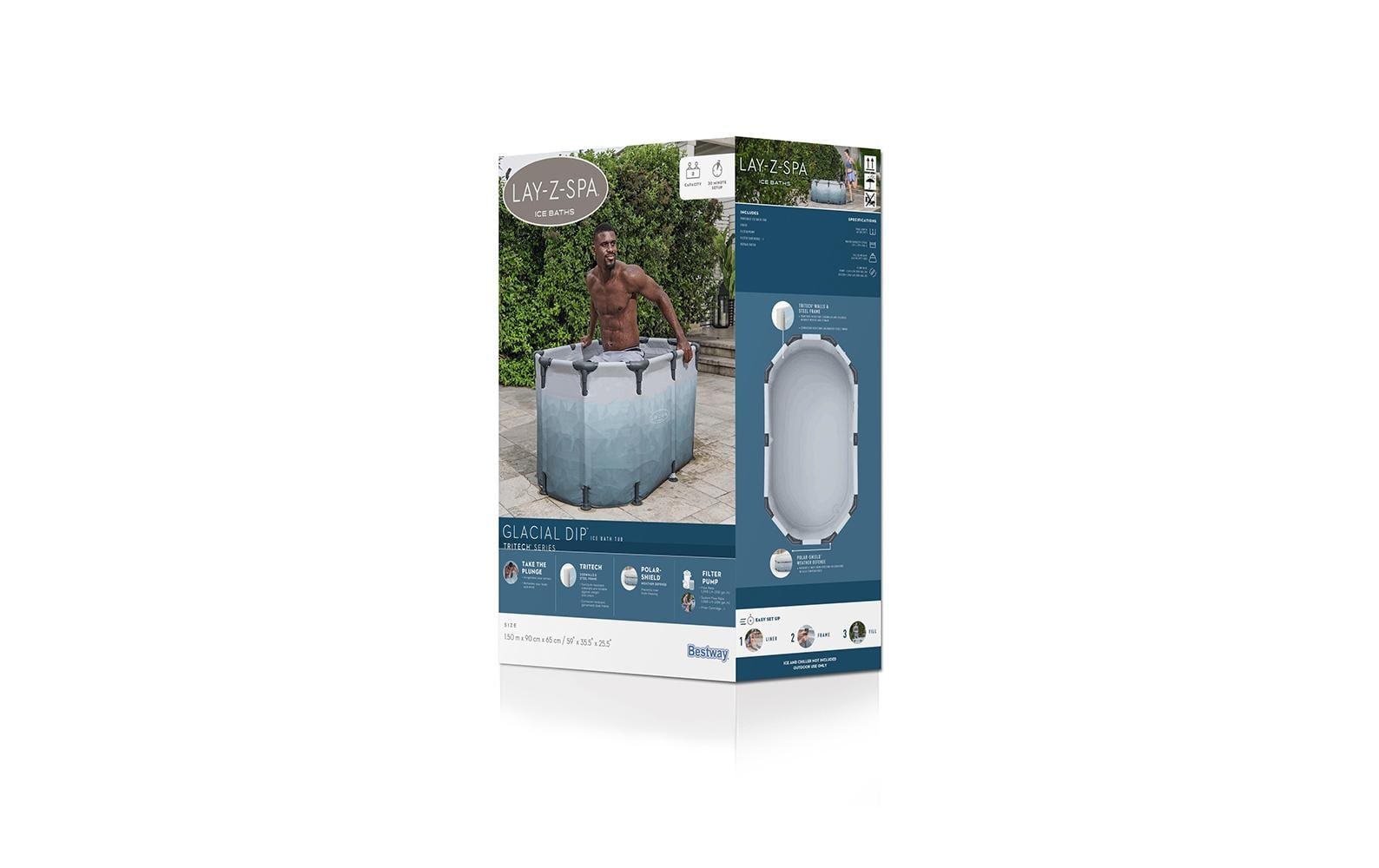 Bestway Piscine ronde »Lay-Z-Spa Glacial Dip«