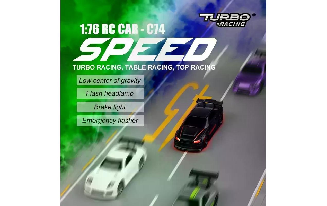   RC-Auto »Turbo Racing Micro Sport C74, Schwarz,«