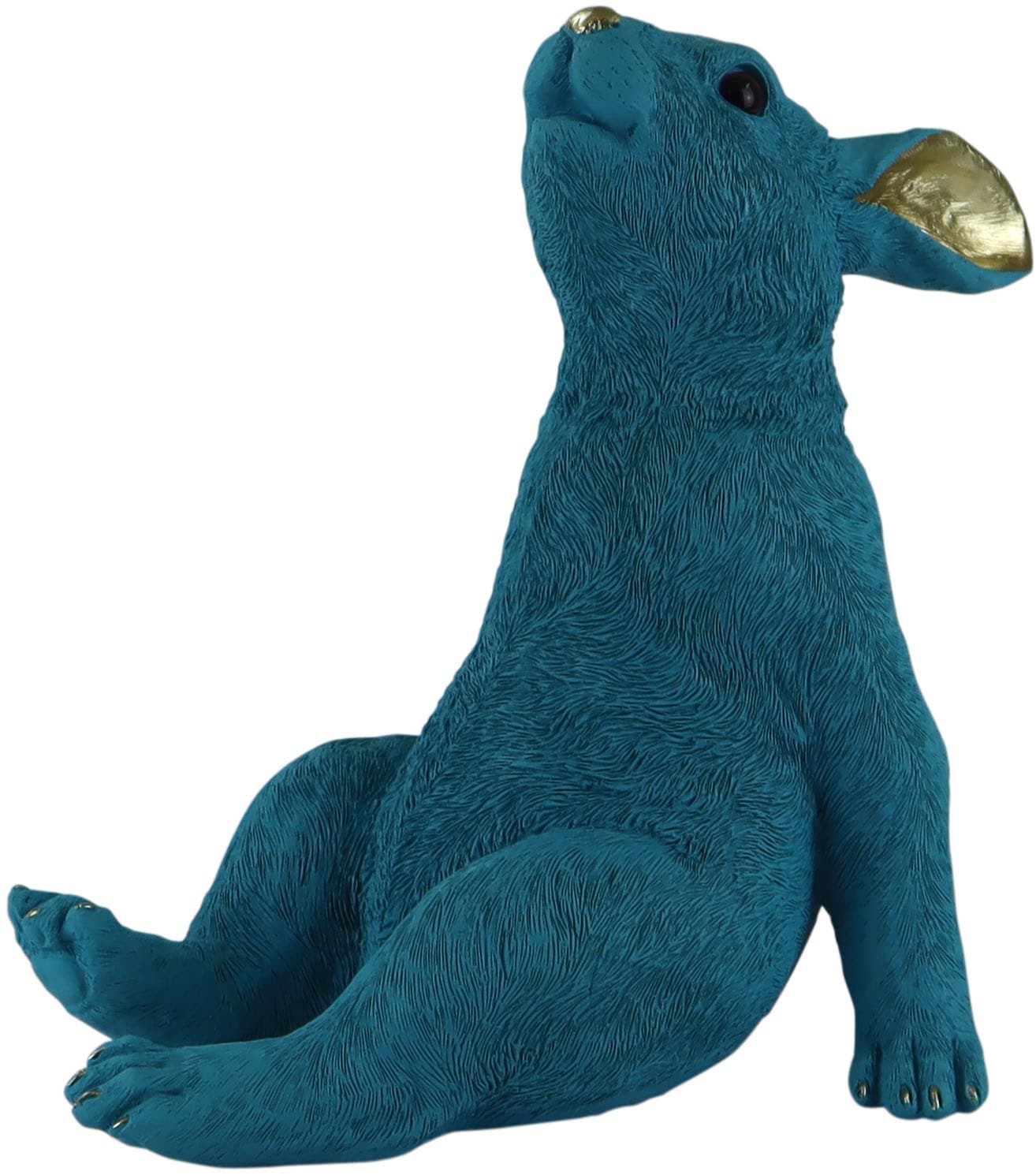 Image of AM Design Dekofigur "Hase "Sternengucker"" handgefertigte Osterdekoration