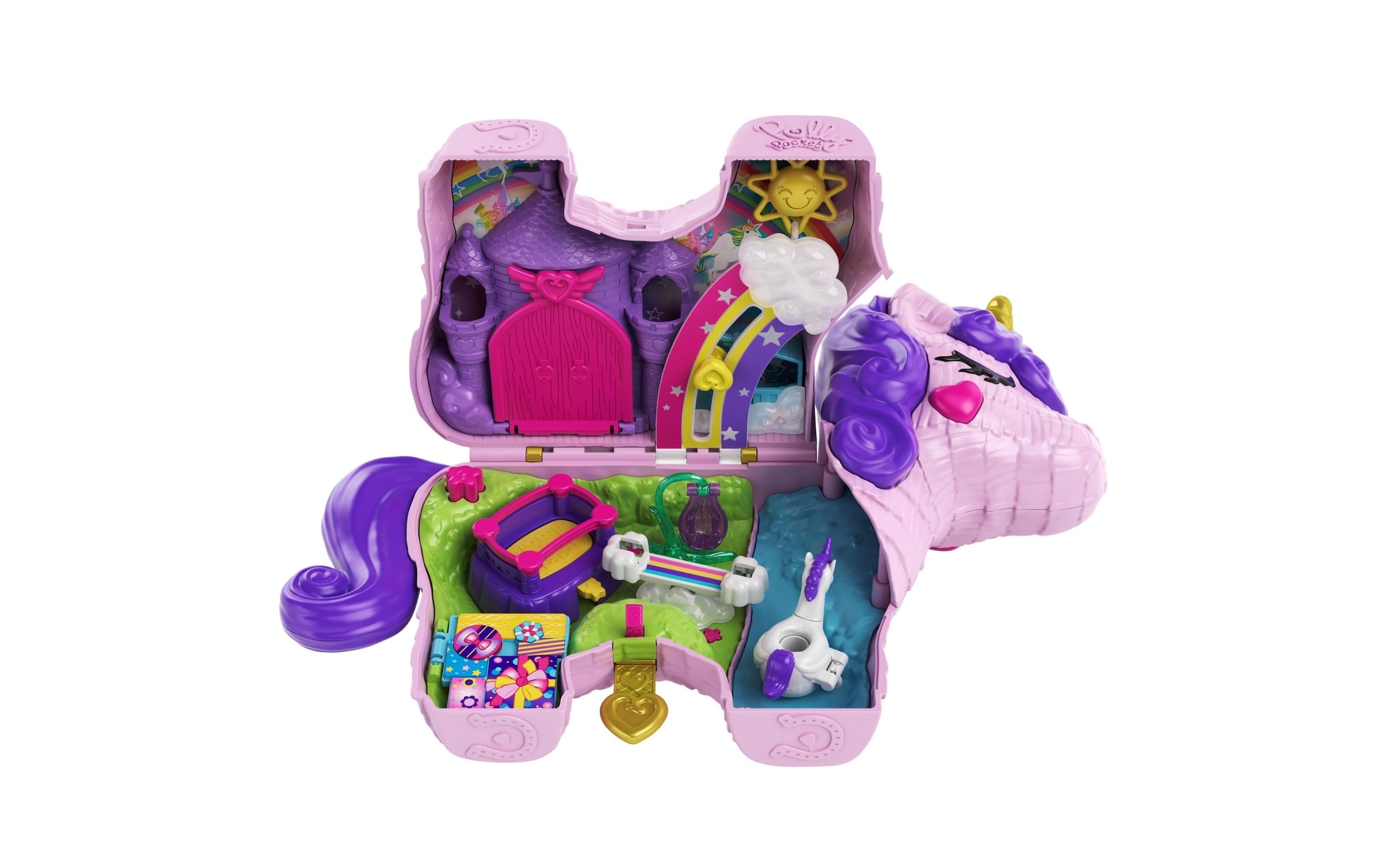 Polly Pocket Spielfigur »Pocket Einhorn-Party Spielset«