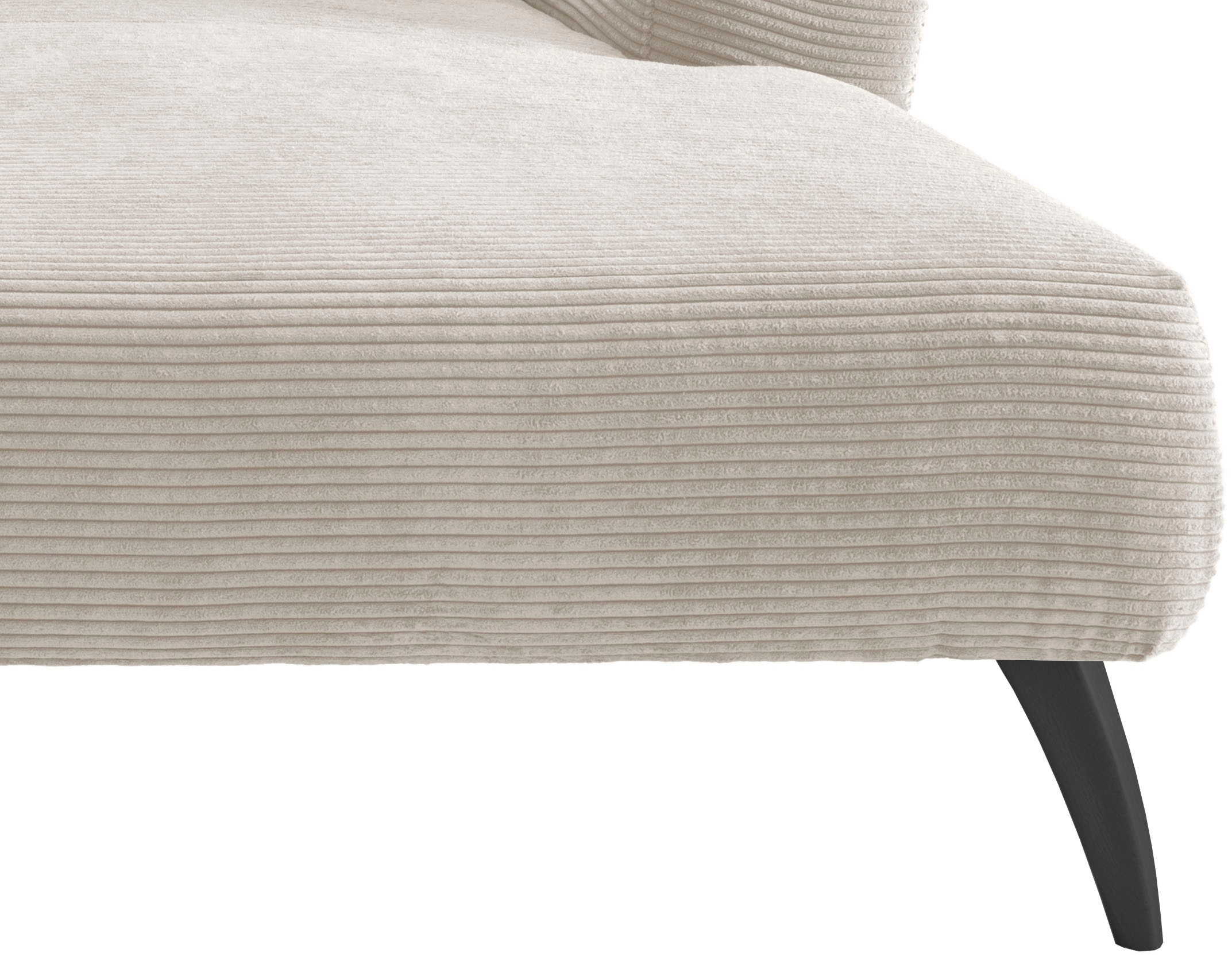 INOSIGN Ecksofa »Colori L-Form«, Holzfussfarbe wählbar, inkl. 4x Zierkissen