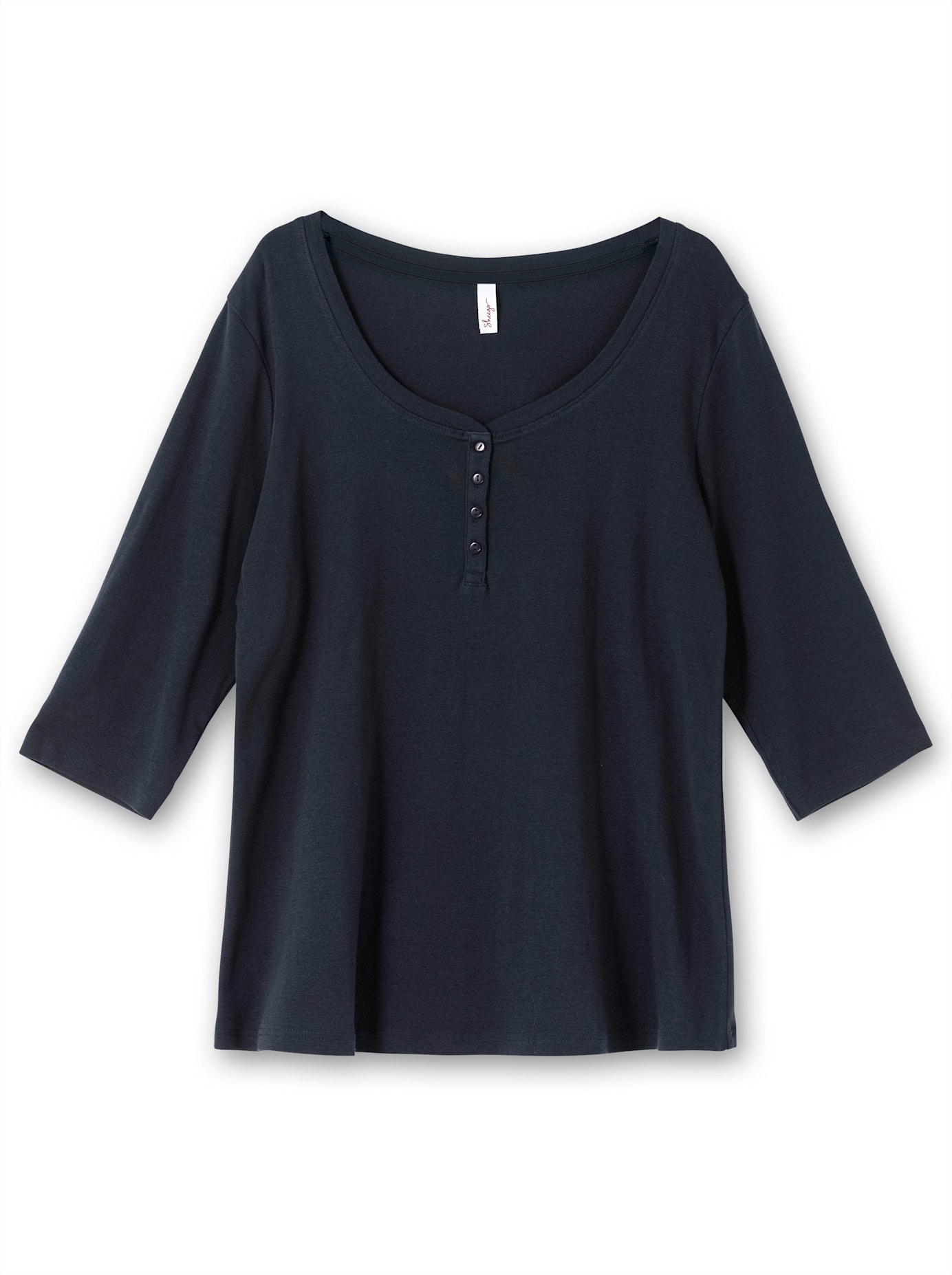 Sheego 3/4-Arm-Shirt »3/4-Arm-Shirt«, (1 tlg.)