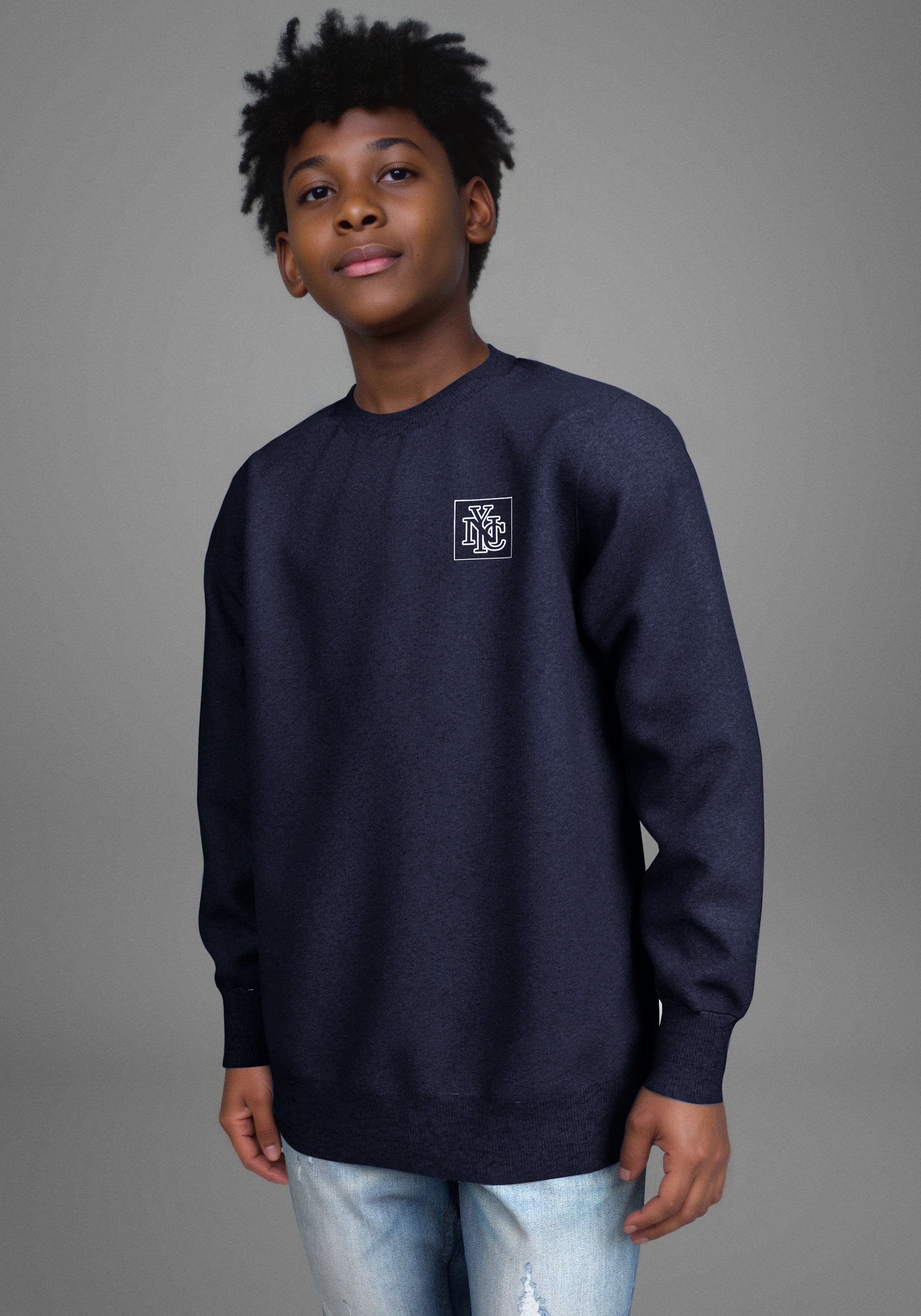 Image of KIDSWORLD Sweatshirt "Rundhals Sweatshirt", Basic Sweater