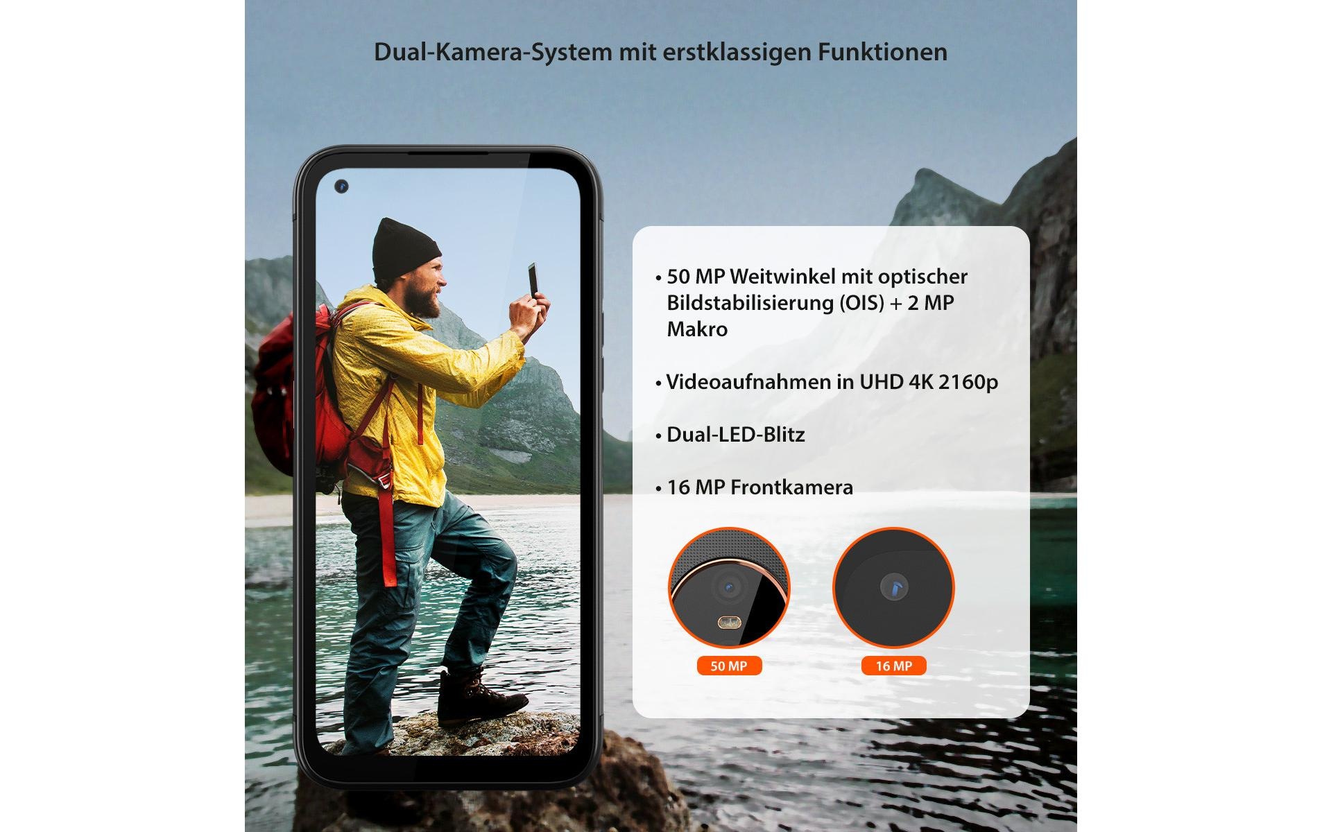 Gigaset Smartphone »128 GB Titanium«, Grau, - cm/6,6 Zoll, 128 GB Speicherplatz, 50 MP Kamera