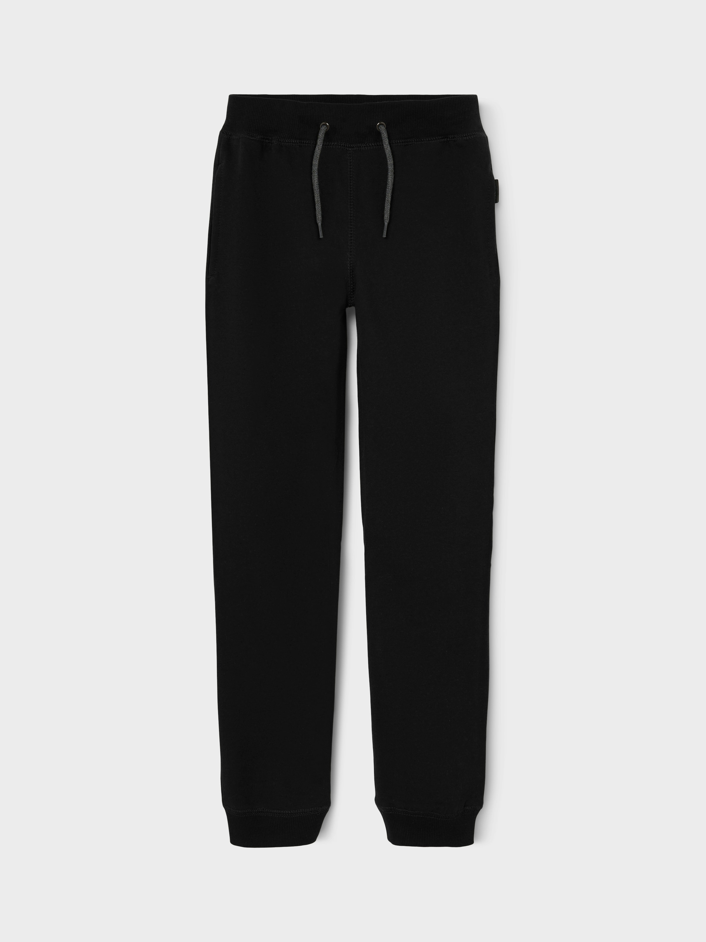Name It Pantalon sweat »NKMSWEAT – Jogger mit verstellbarem Bund und Rippbündchen«  uni, décontracté, coupe régulière, sweat gratté
