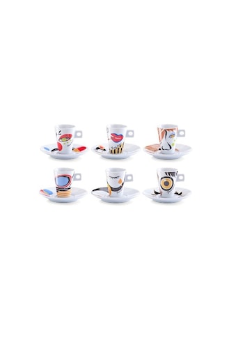 Espressotasse »Faces«, (Set, 12 tlg.)