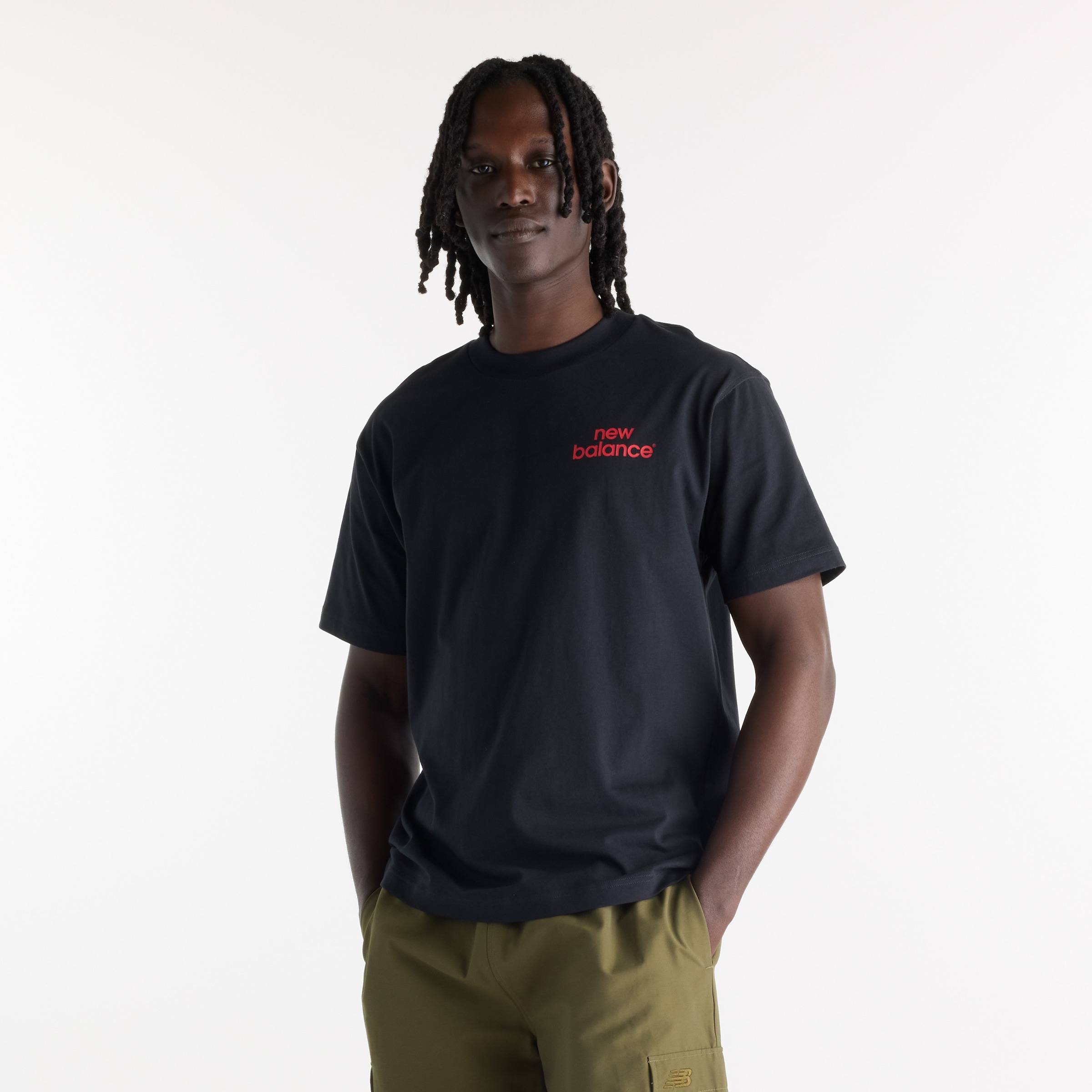 Image of New Balance T-Shirt "INTELLIGENT T-SHIRT" aus Baumwolle, für Erwachsene geeignet