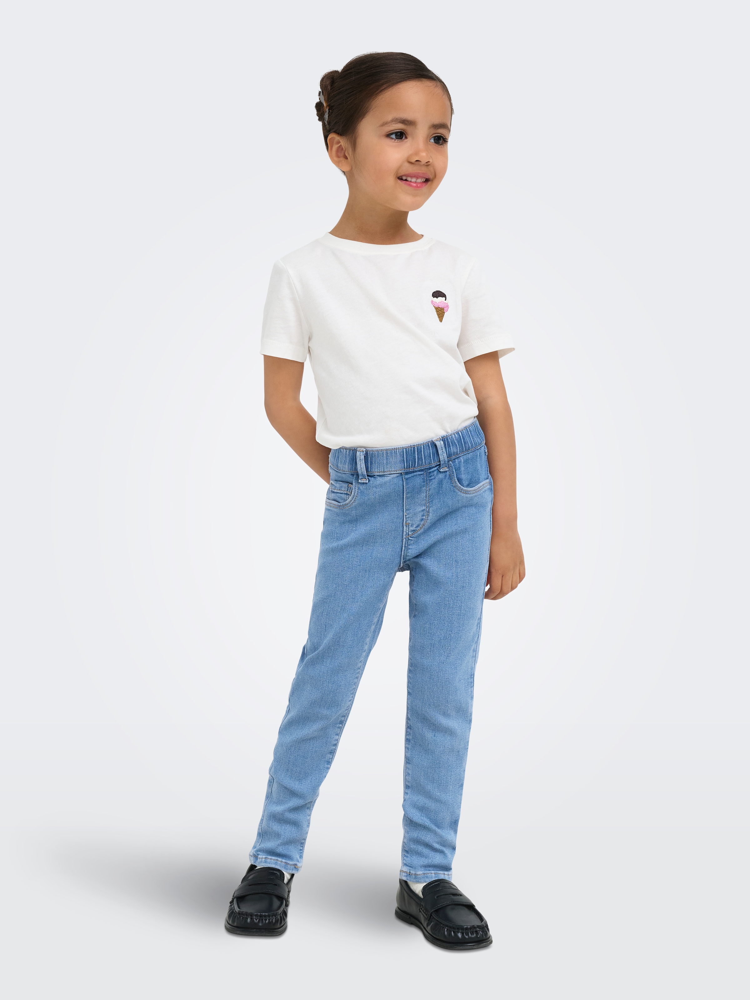 KIDS ONLY Skinny-fit-Jeans »KMGRAIN SKINNY ELASTICATE JEANS DNM NOOS« Viskosemischung, skinny fit