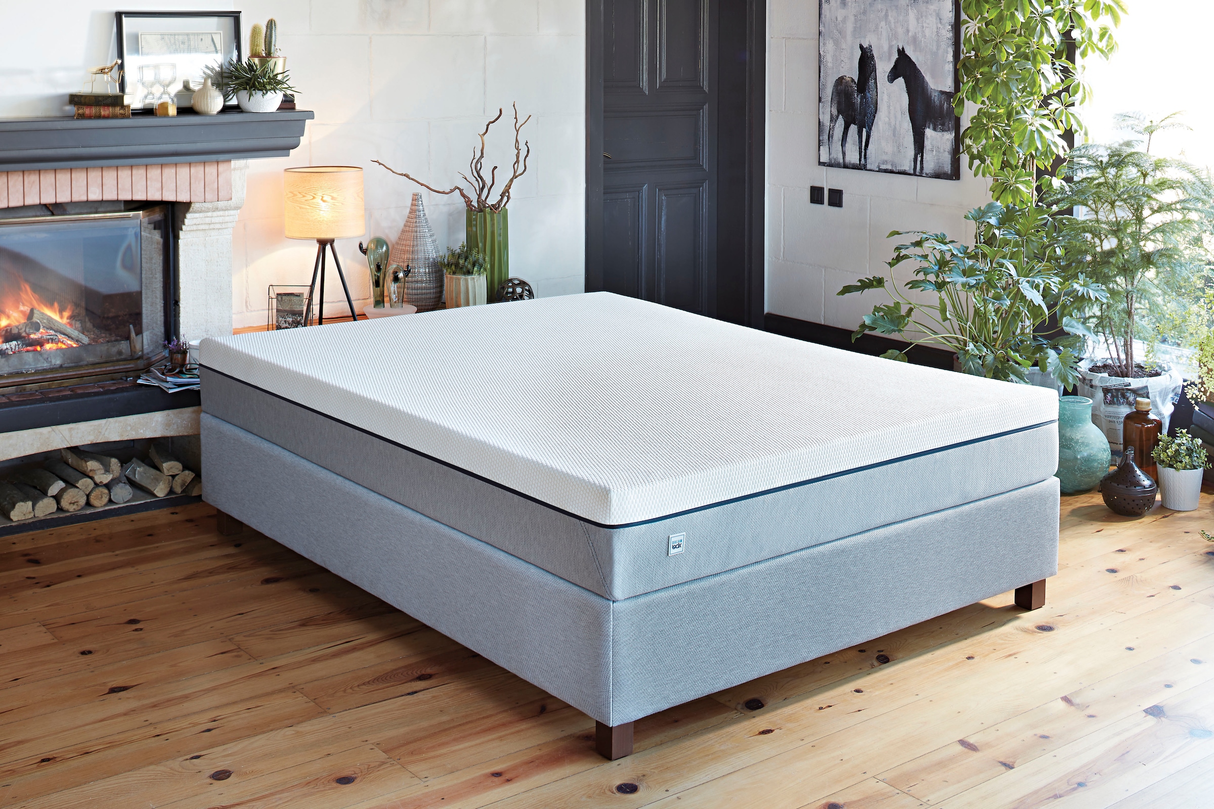 Yatas Bedding Taschenfederkernmatratze »Dream Box Roll PRO, Matratze 90x200, 140x200 cm & weitere Grössen«, 24 cm hoch, 416 Federn, (1 St.), H2 / H3, wendbar, ergonomisch, atmungsaktiv