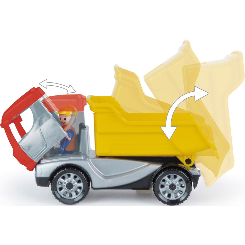 Lena® Spielzeug-Kipper »Truckies Set Baustelle«, inkluisve Spielzeug-Bagger und Spielfigur; Made in Europe