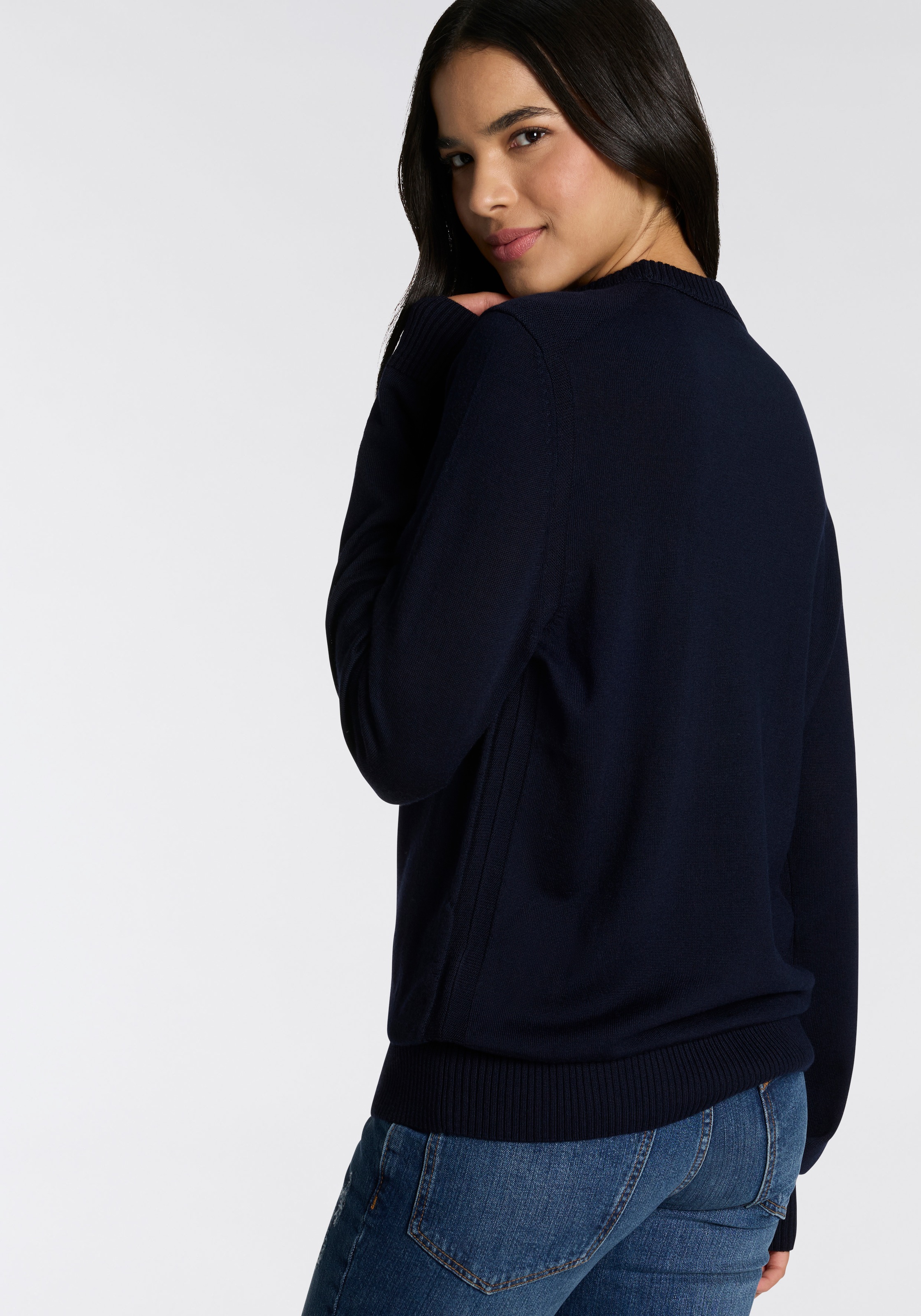 BOSS ORANGE Strickpullover »Avac«, mit Schurwolle