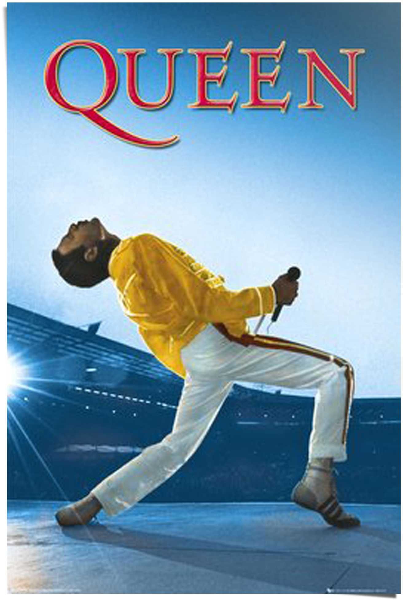 Image of Reinders! Poster »Queen Freddie Mercury - Wembley-Stadion - Musik - Queen Album«, (1 St.) bei Ackermann Versand Schweiz