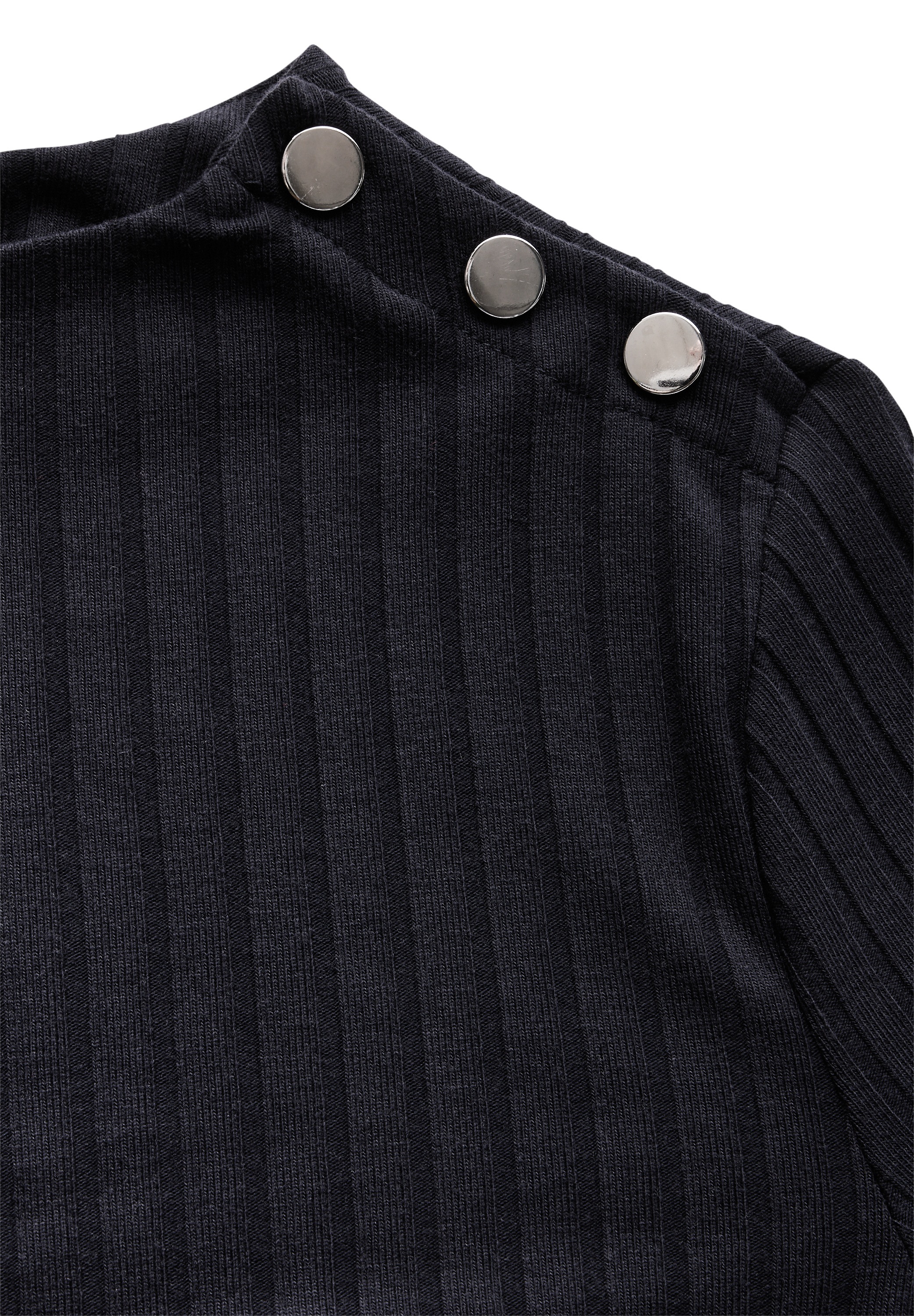 STREET ONE 3/4-Arm-Shirt, mit Knöpfen an der Schulter
