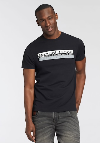 T-Shirt, mit modischem Frontprint