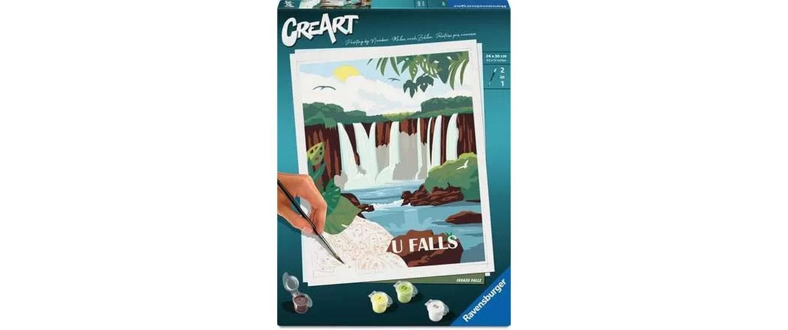 Ravensburger Peinture par numéros »CreArt – Iguazu Wasserfälle«