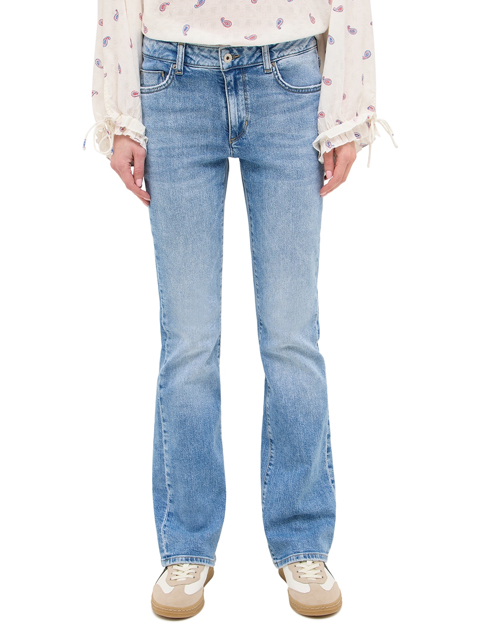 Image of MUSTANG Bootcut-Jeans "Damen Style Shelby Slim Boot"