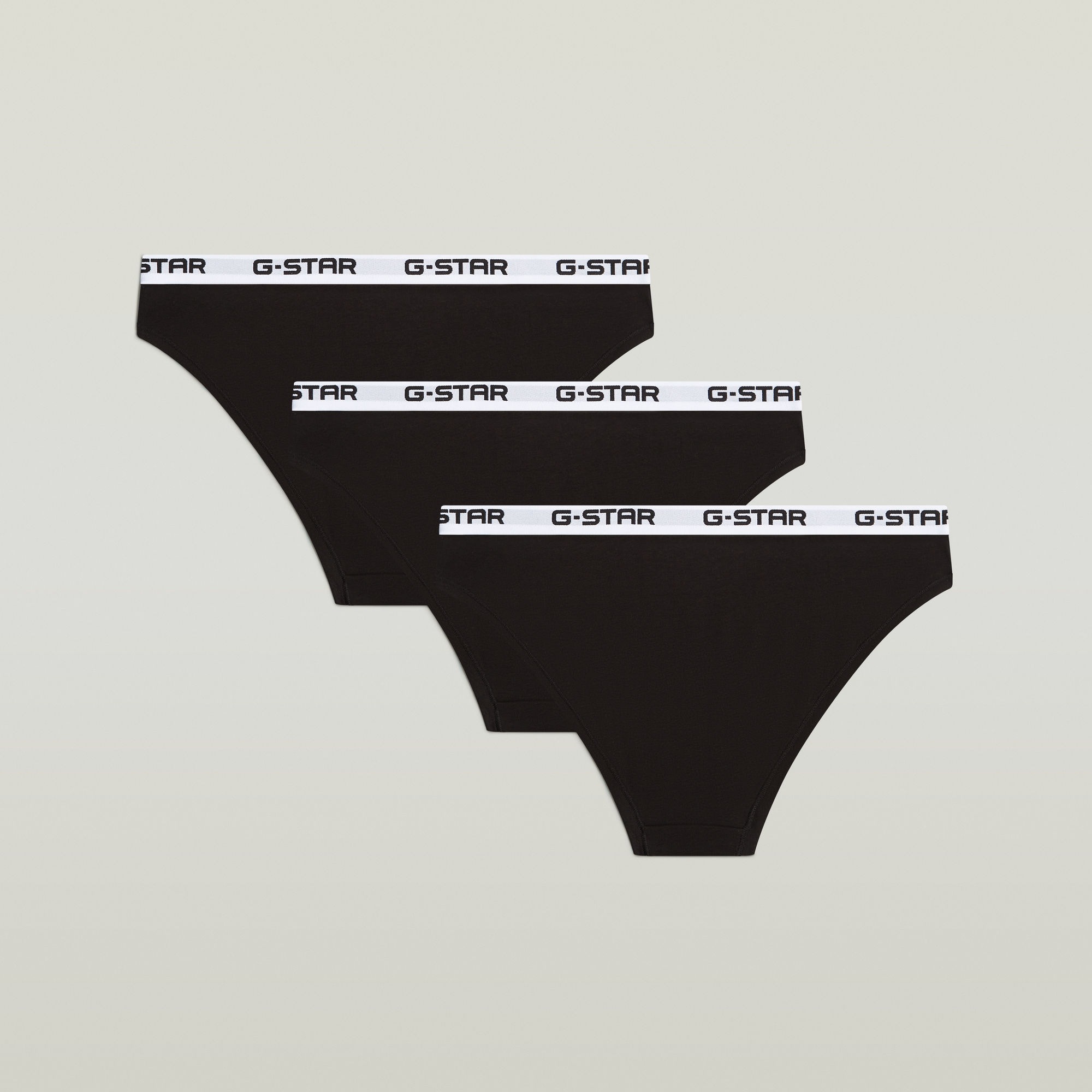 Image of G-STAR Hipster "FLUORITE, 3 PACK HIPSTER BRIEFS" Packung, 3 Stk. mit Logobund