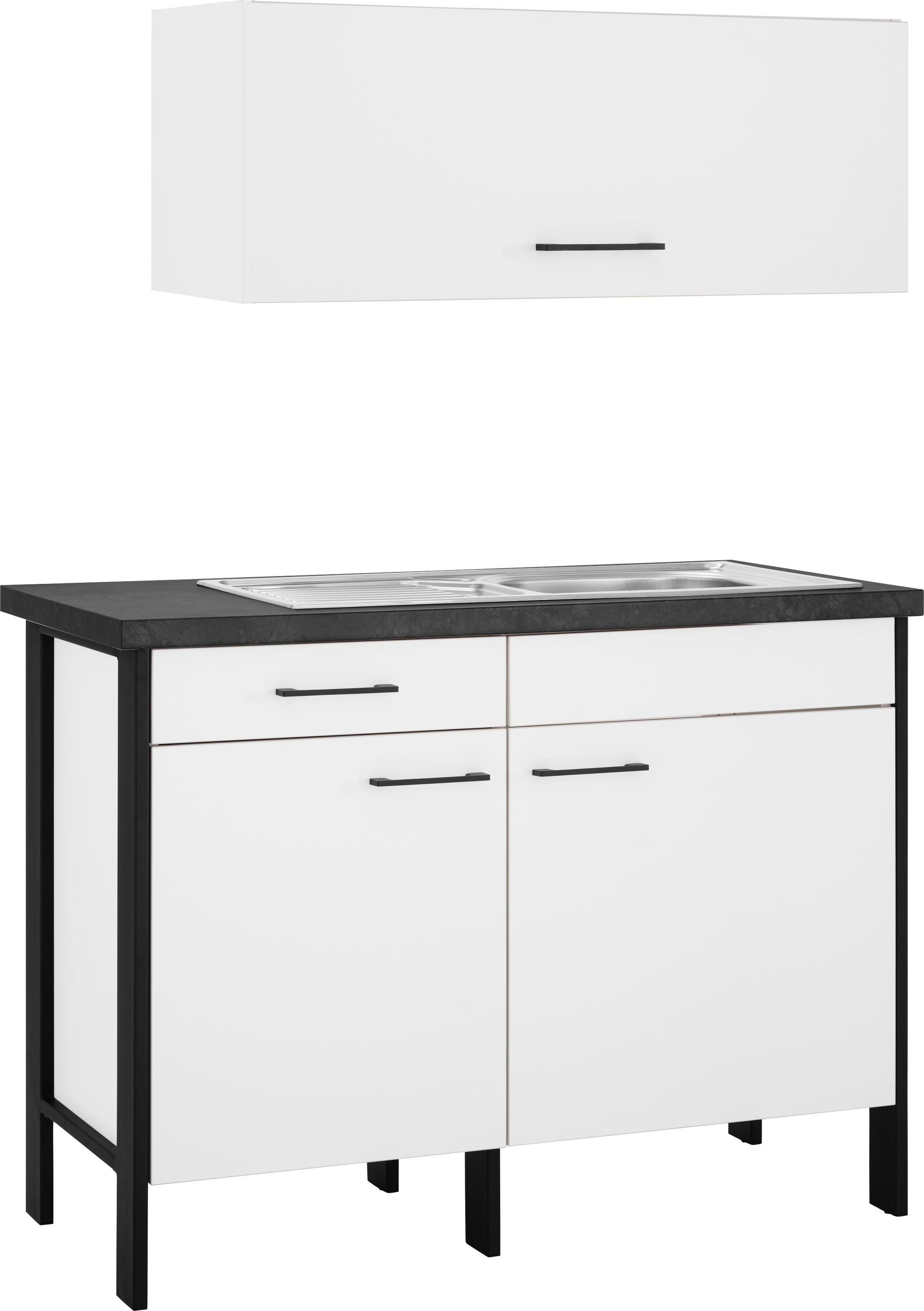 Image of OPTIFIT Küchen-Set »Tokio«, (3 St.), 119 cm breit, mit Stahlgestell, mit Vollauszug bei Ackermann Versand Schweiz