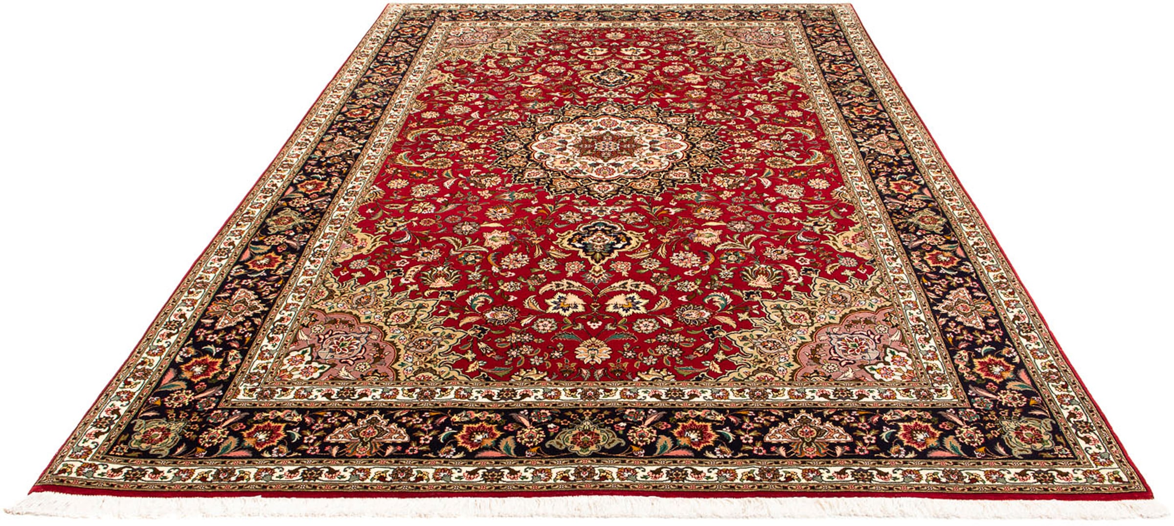 Orientteppich »Perser - Täbriz - Royal - 300 x 202 cm - dunkelrot«, rechteckig,...