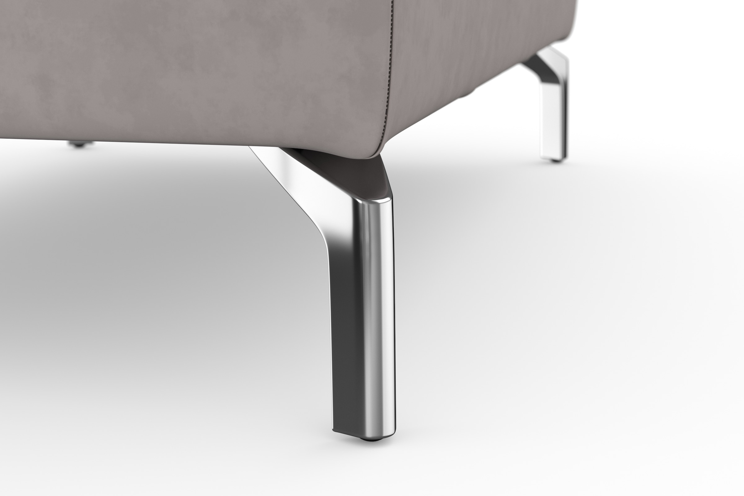 sit&more Hocker »Bendigo«, mit Klappfunktion, Bodenfreiheit 15 cm, wahlweise in 2 Fussfarben