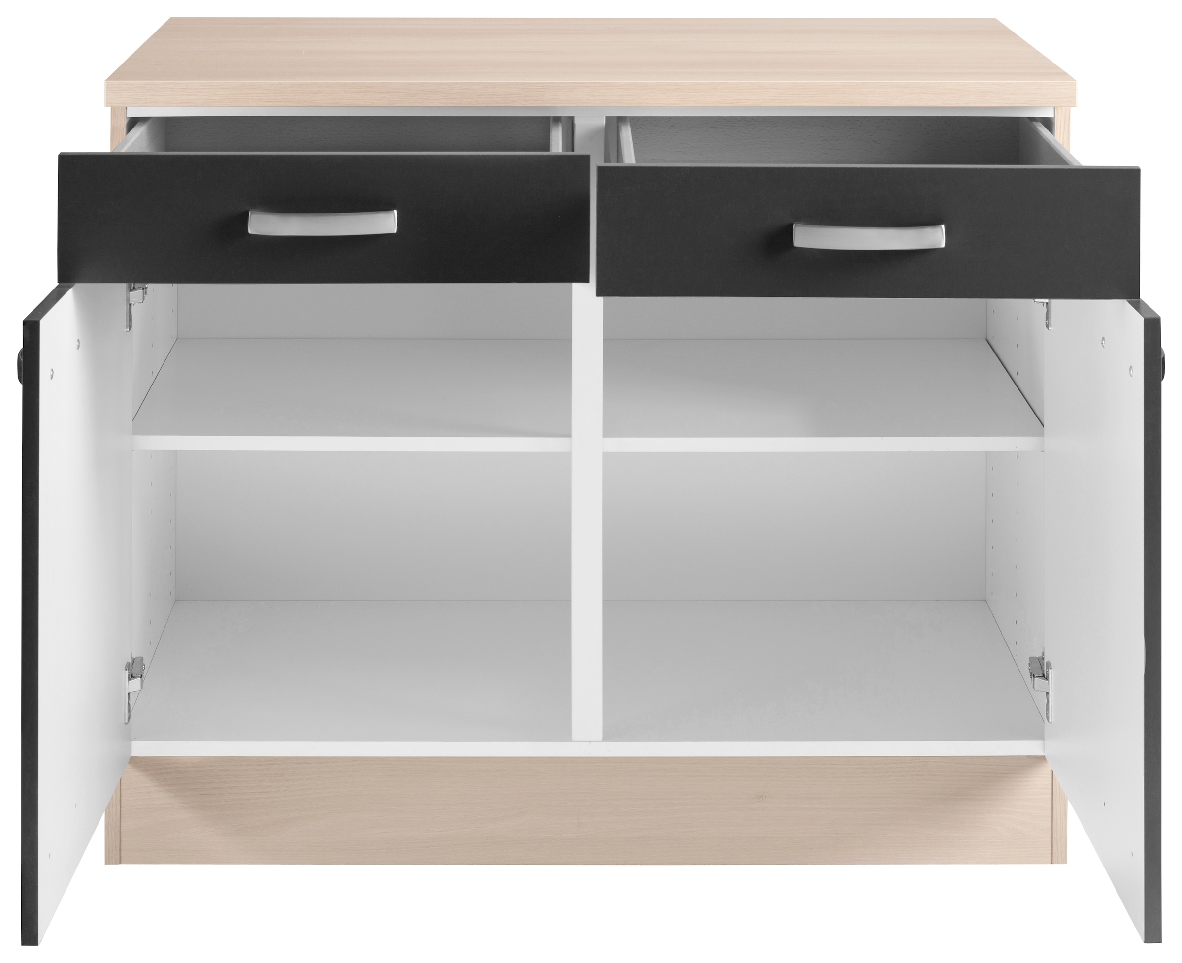 OPTIFIT Armoire basse »Faro« , avec poignées en métal, largeur 100 cm
