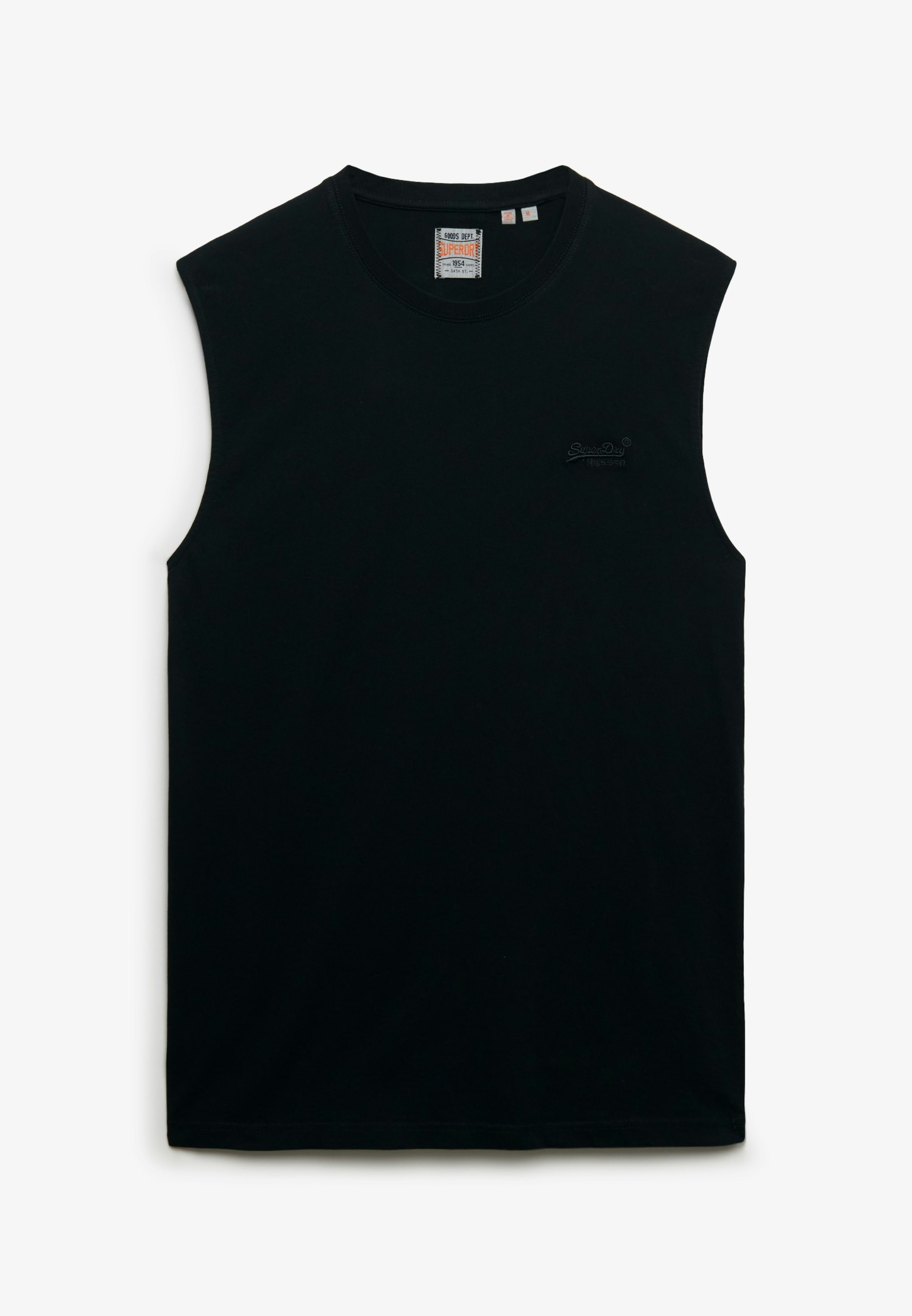 Superdry Débardeur »ESSENTIAL LOGO TANK UB« à coupe décontractée, en coton et jersey simple