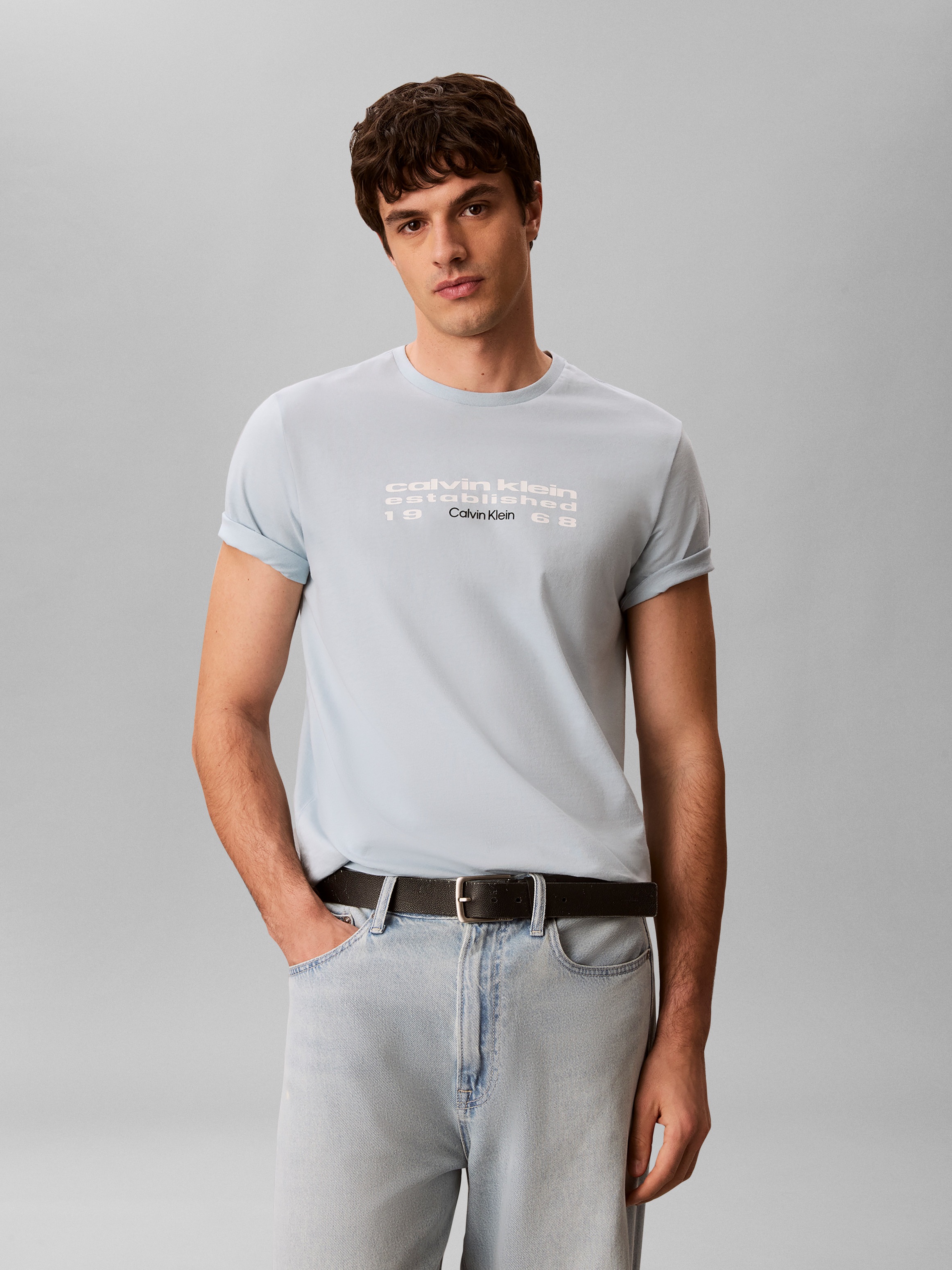 Image of Calvin Klein Jeans T-Shirt "CALVIN KLEIN FUTUR" Regular fit mit Rundhalsausschnitt