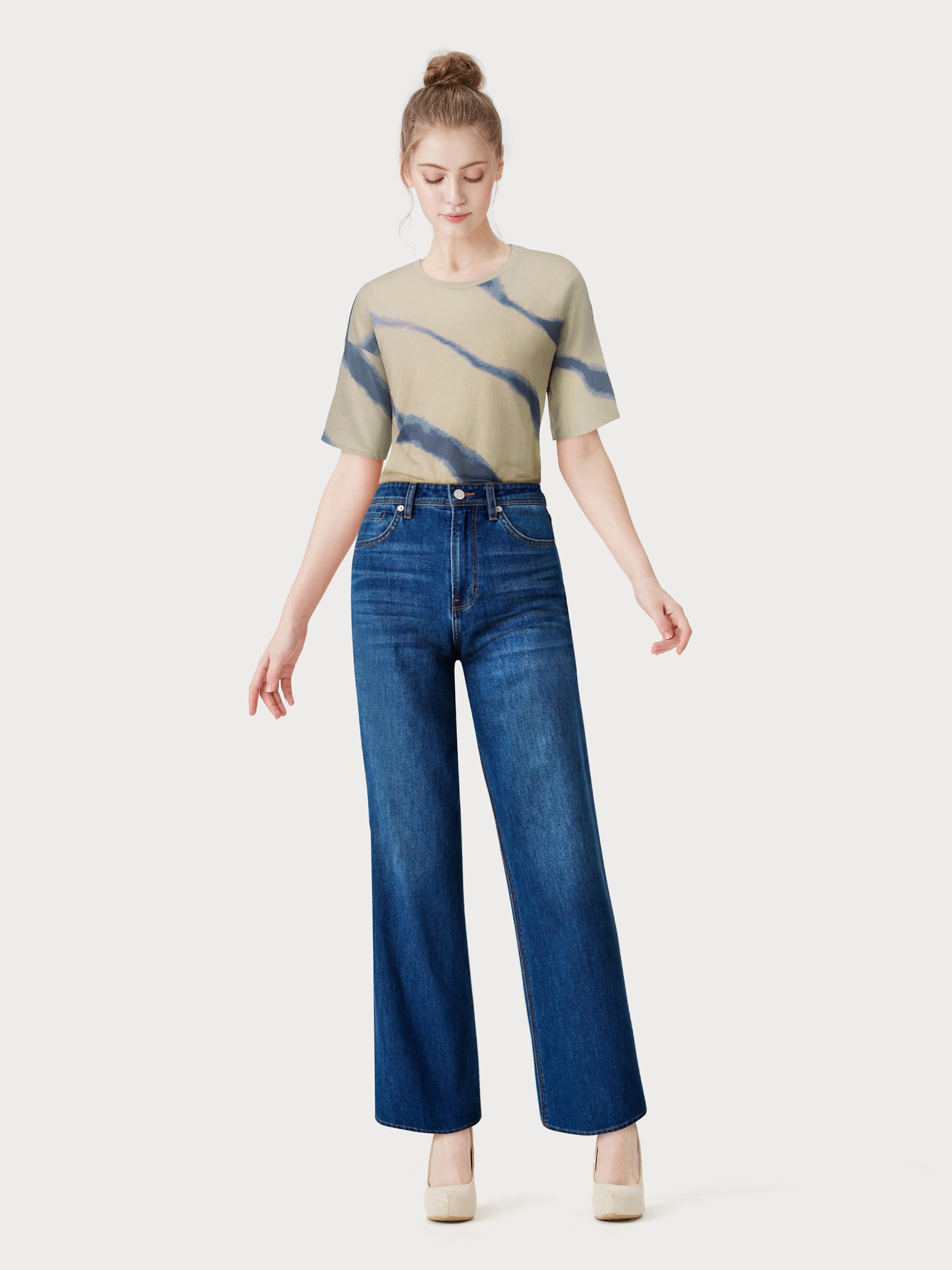 s.Oliver High-waist-Jeans, mit verlängerten Gürtelschlaufen