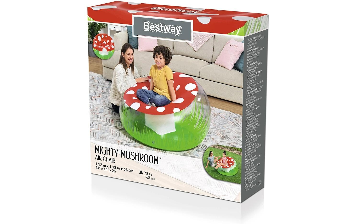 Bestway Luftsessel »Fliegenpilz 112 x 112 cm«