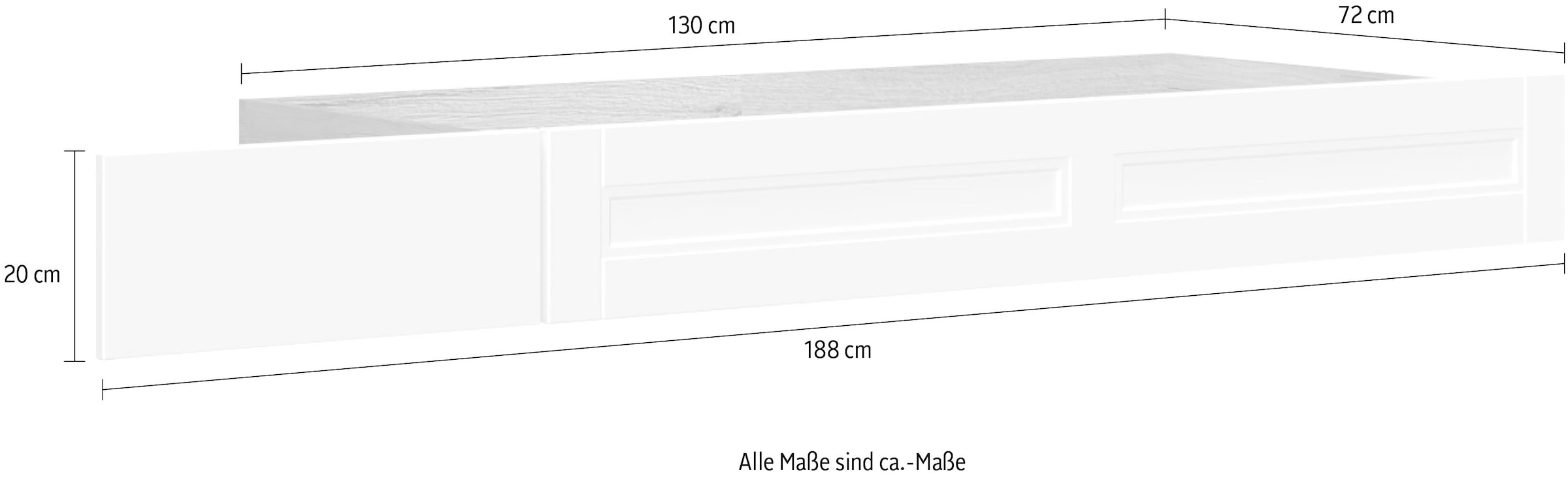 GOODproduct Bettschubkasten »Tara« für Tara Betten, auf Rollen